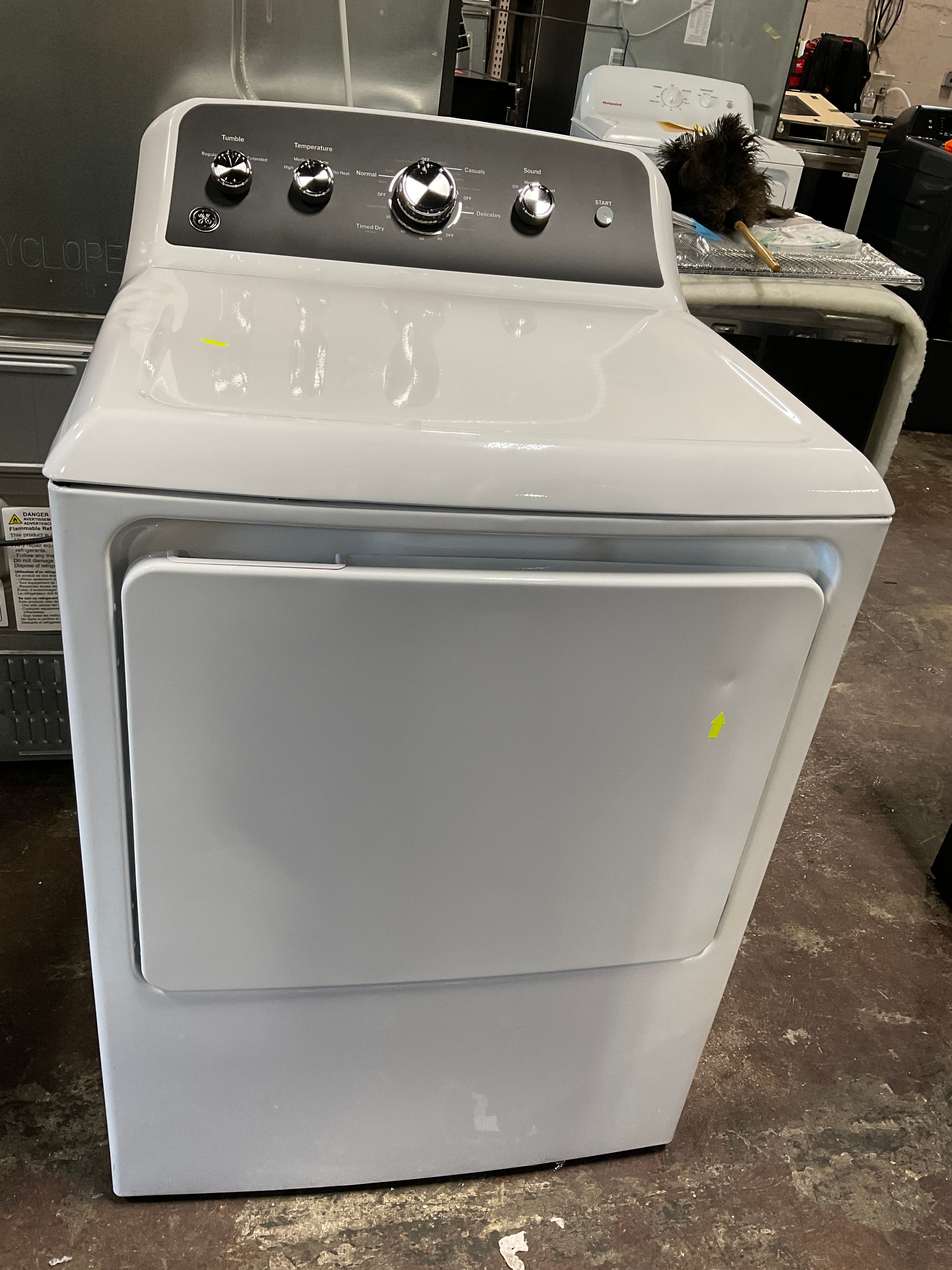 Front view, door closed