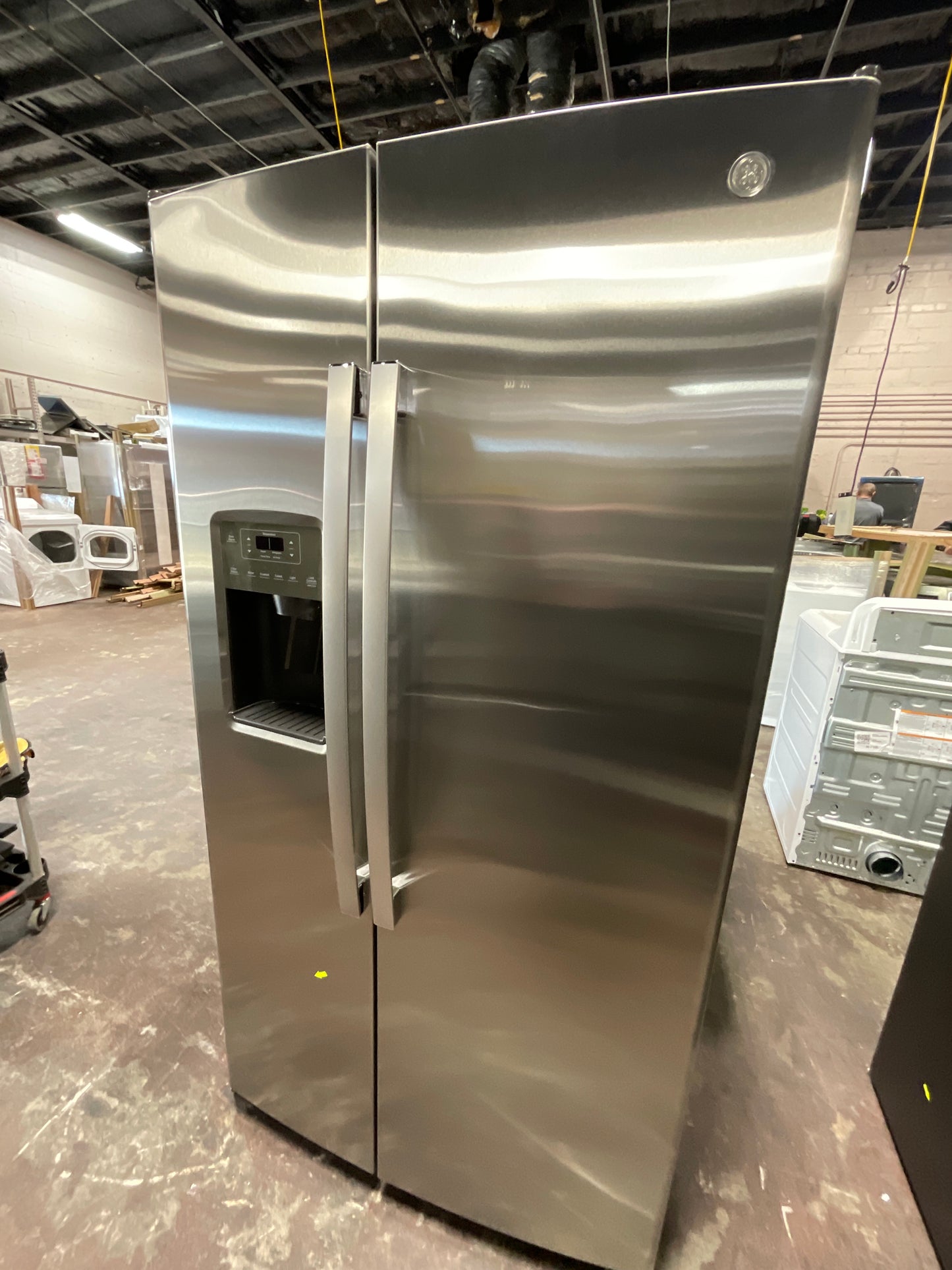 Front view, door closed