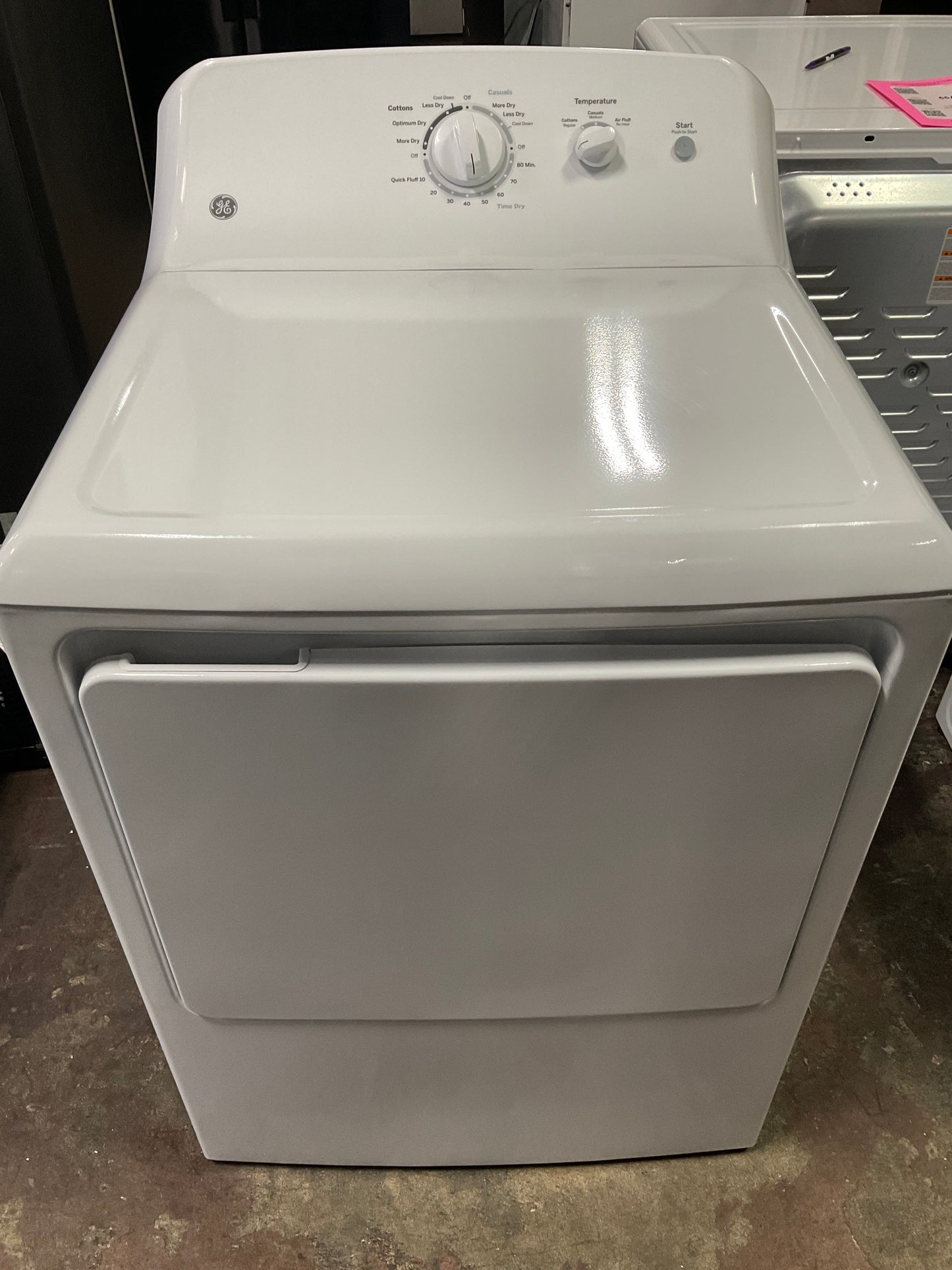 Front view, door closed