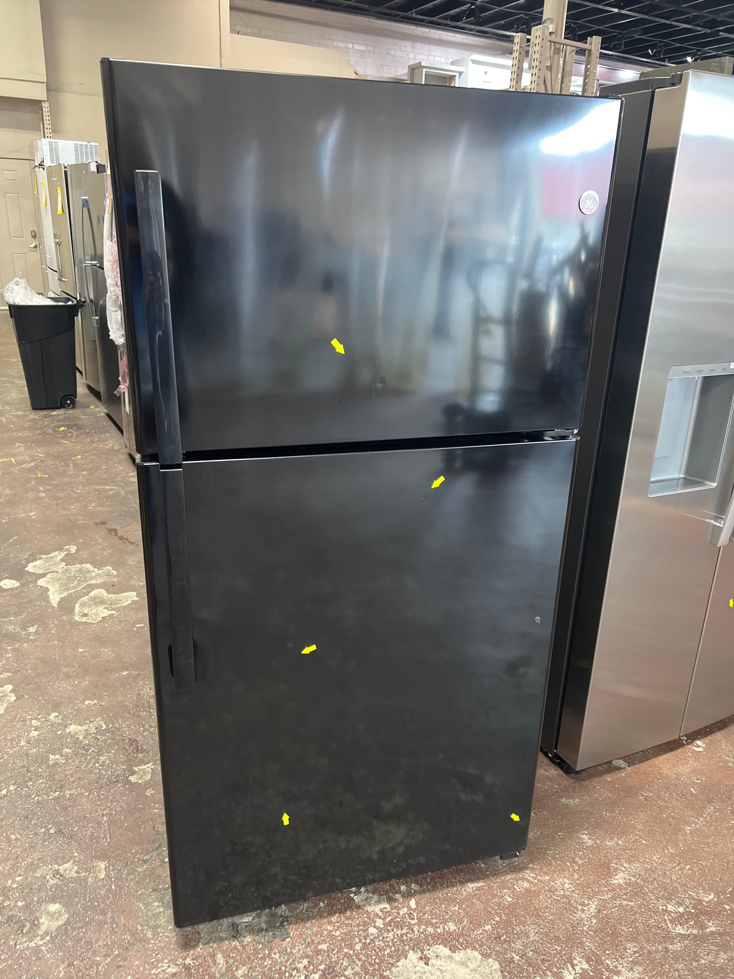 Front view, door closed