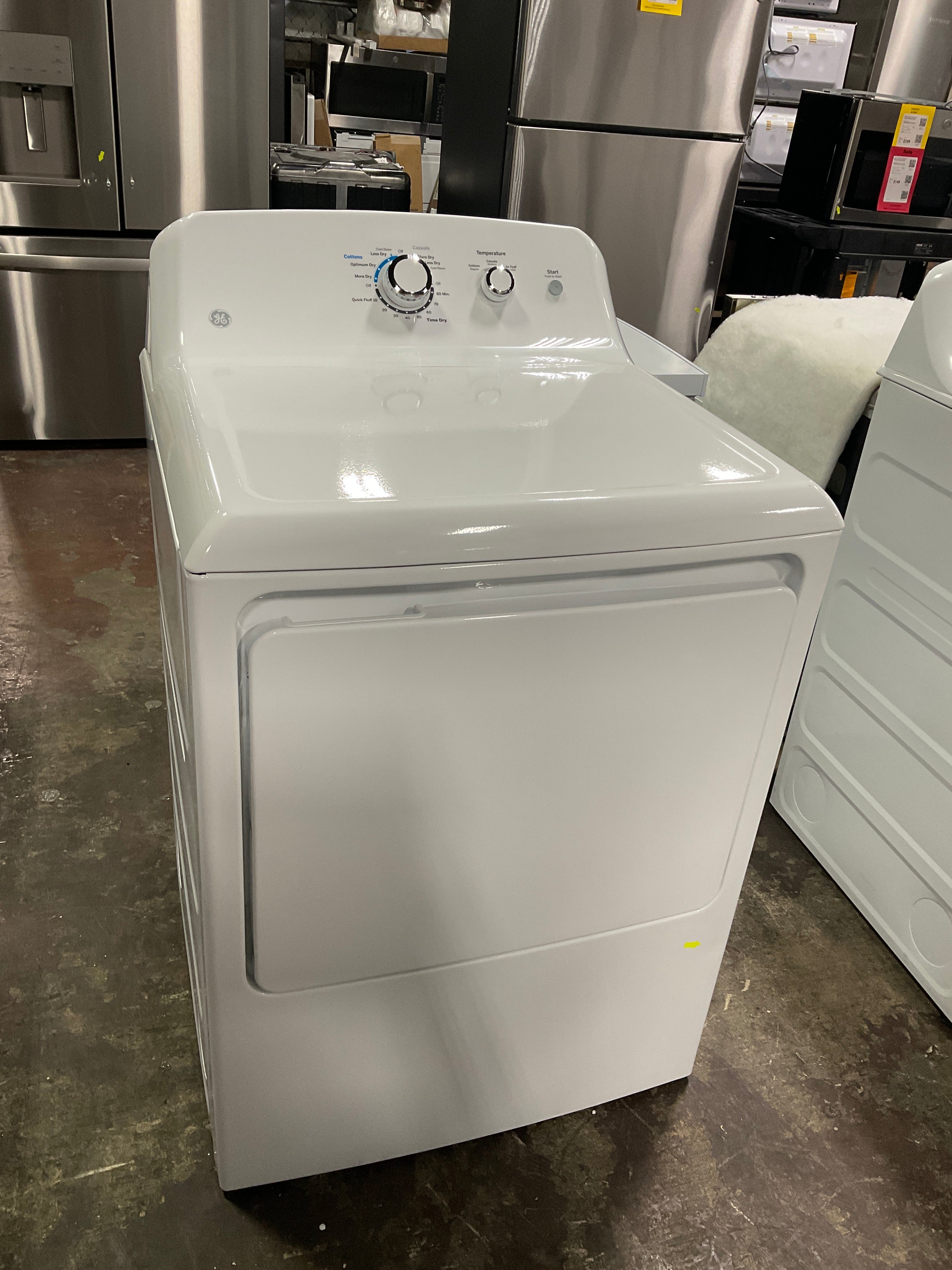 Front view, door closed