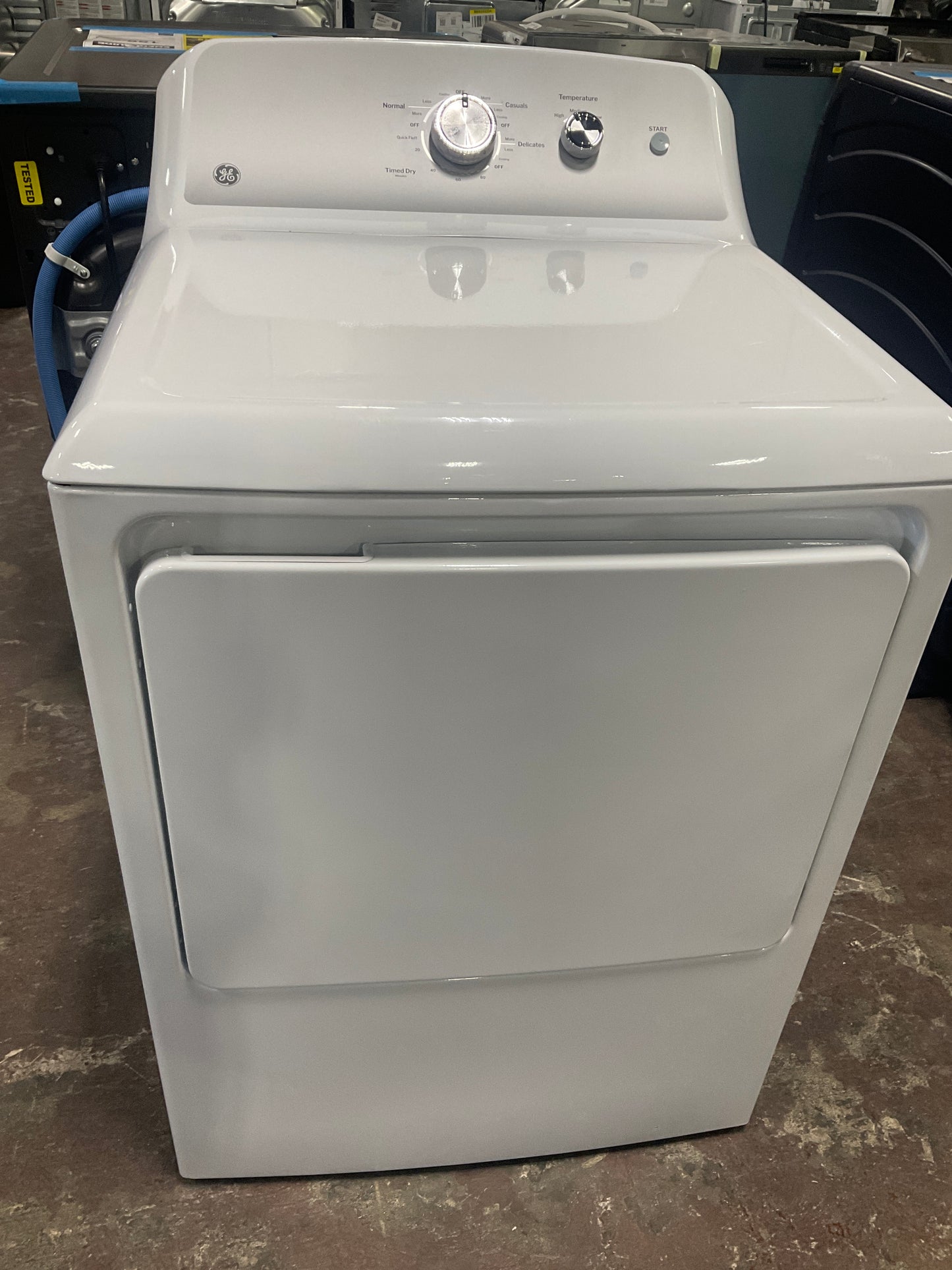 Front view, door closed