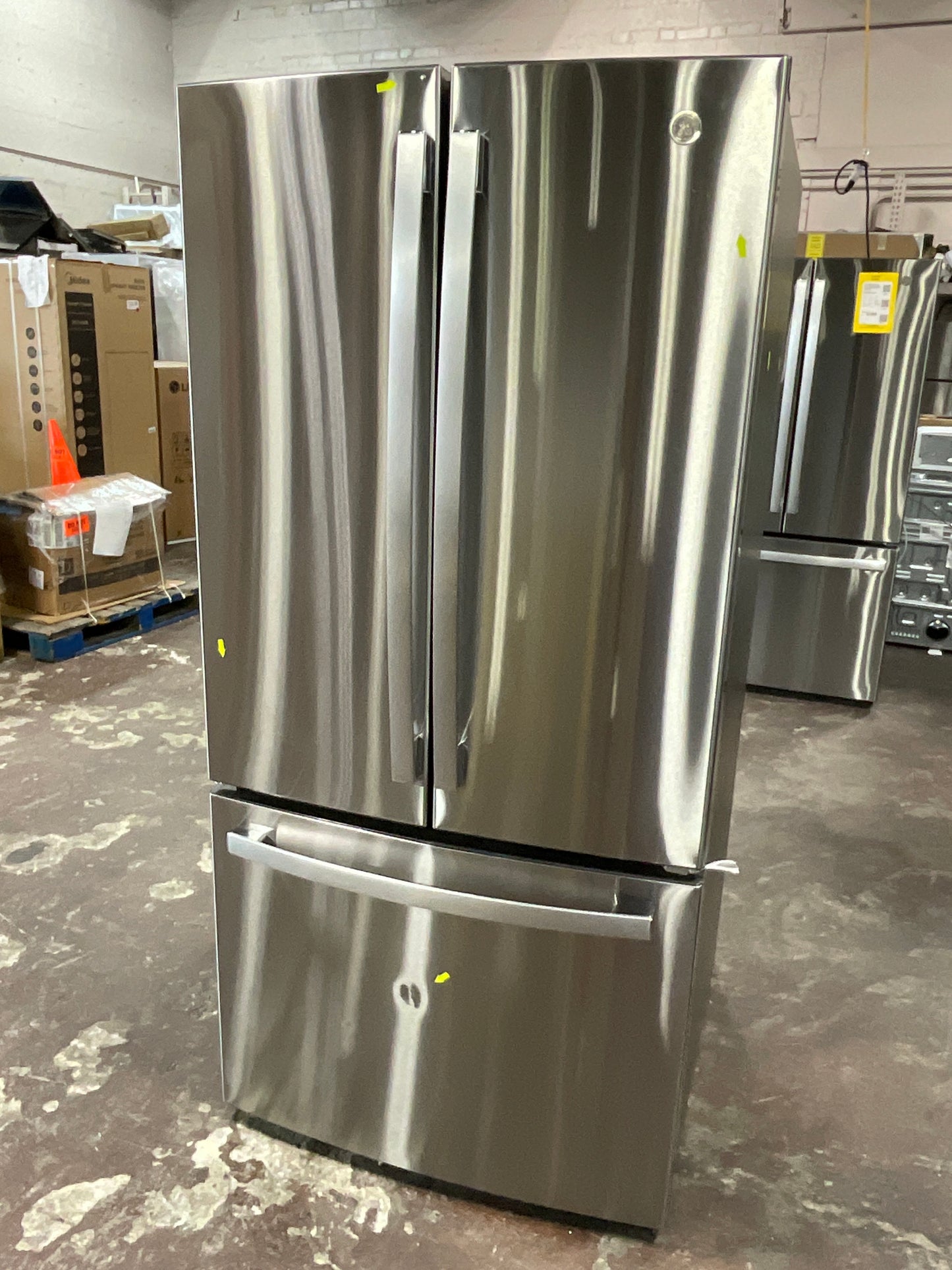 Front view, door closed