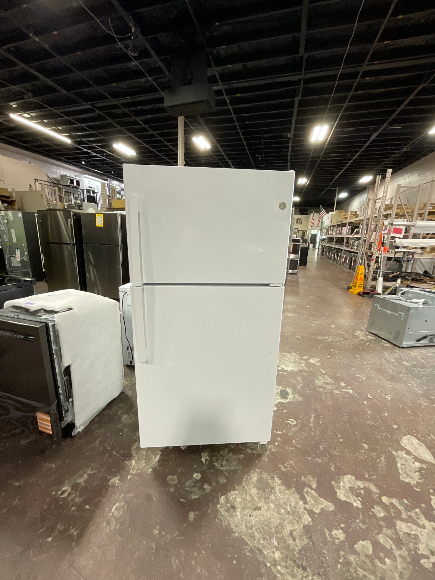 Front view, door closed