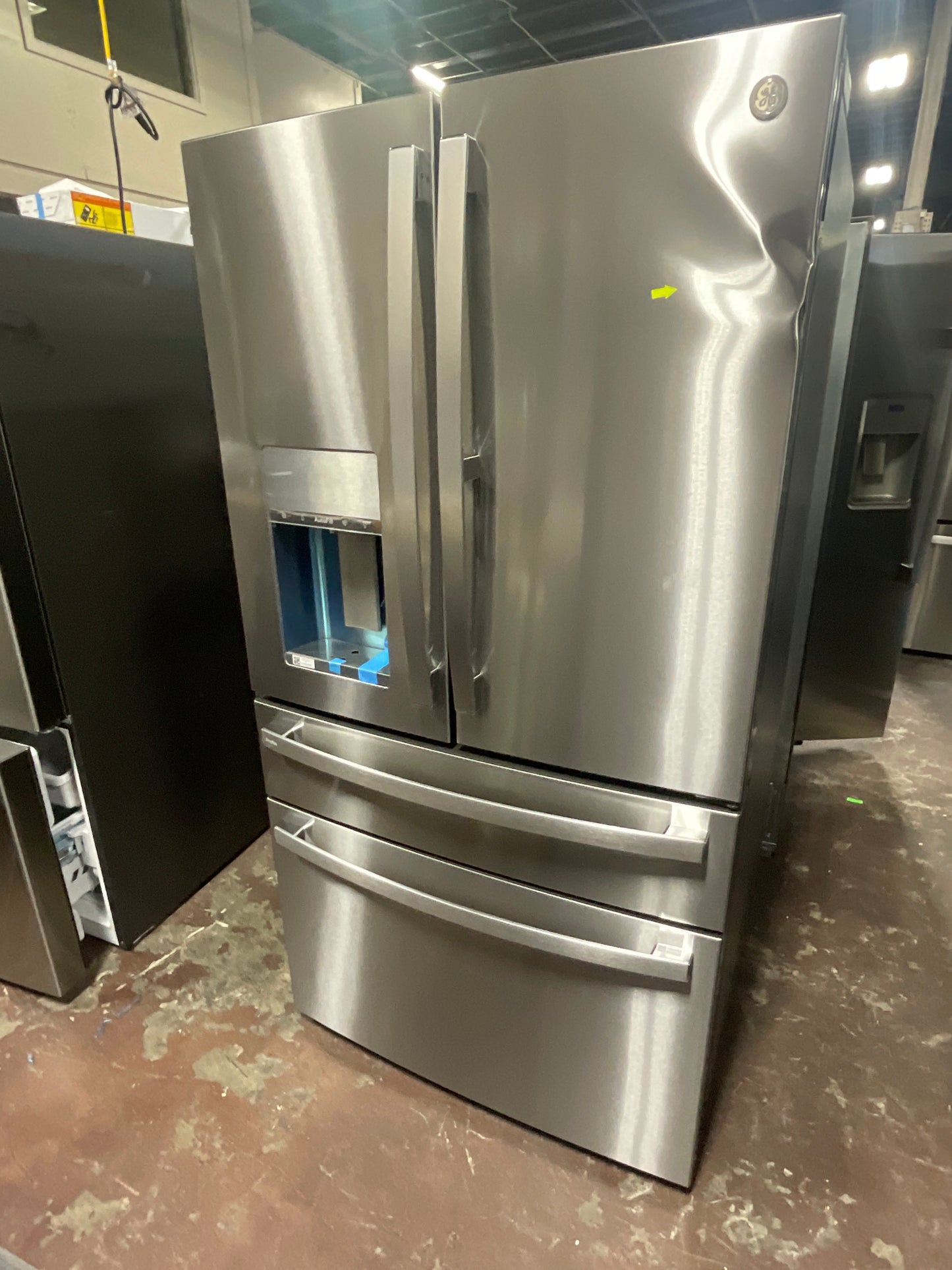 Front view, door closed