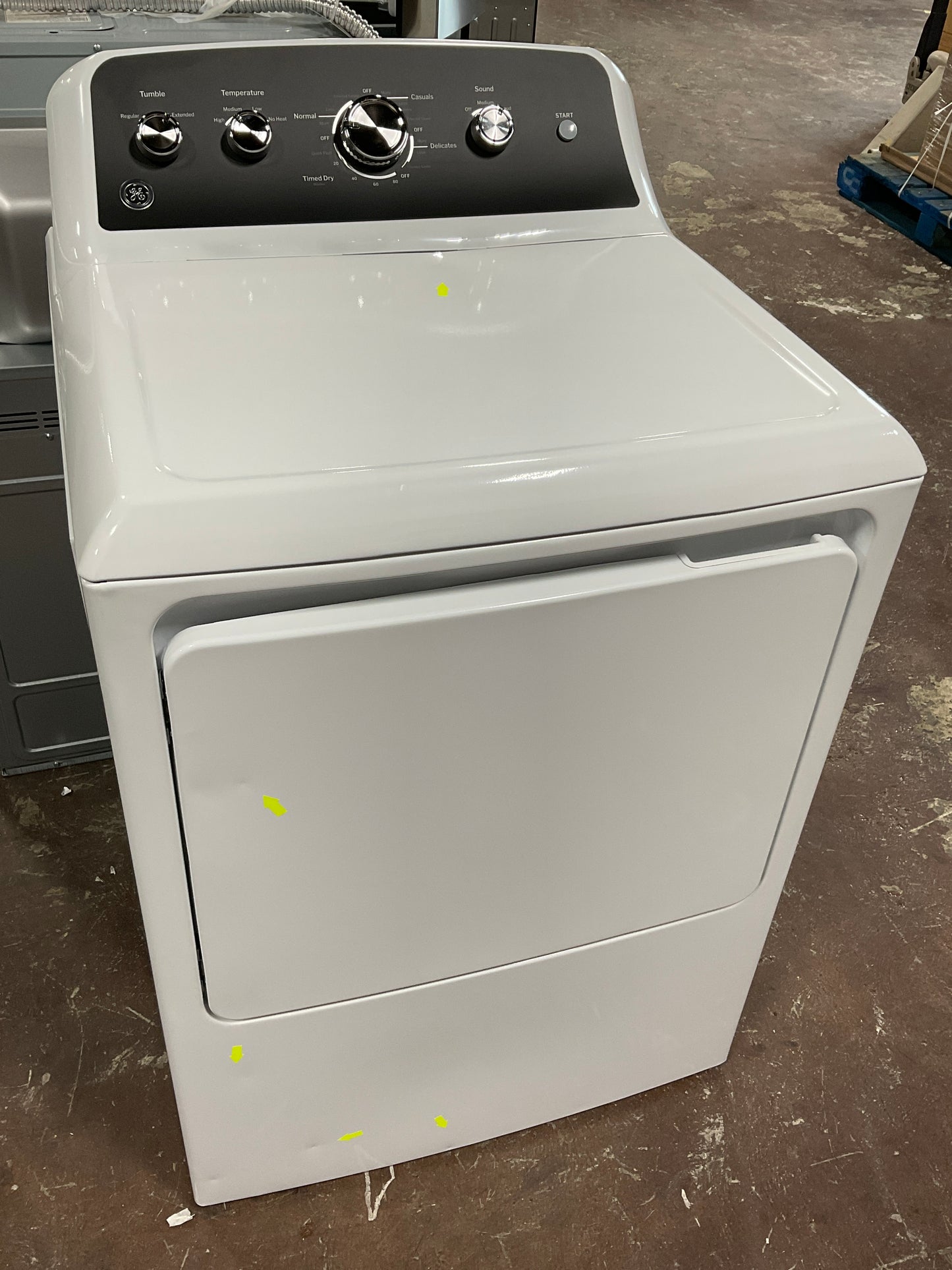 Front view, door closed