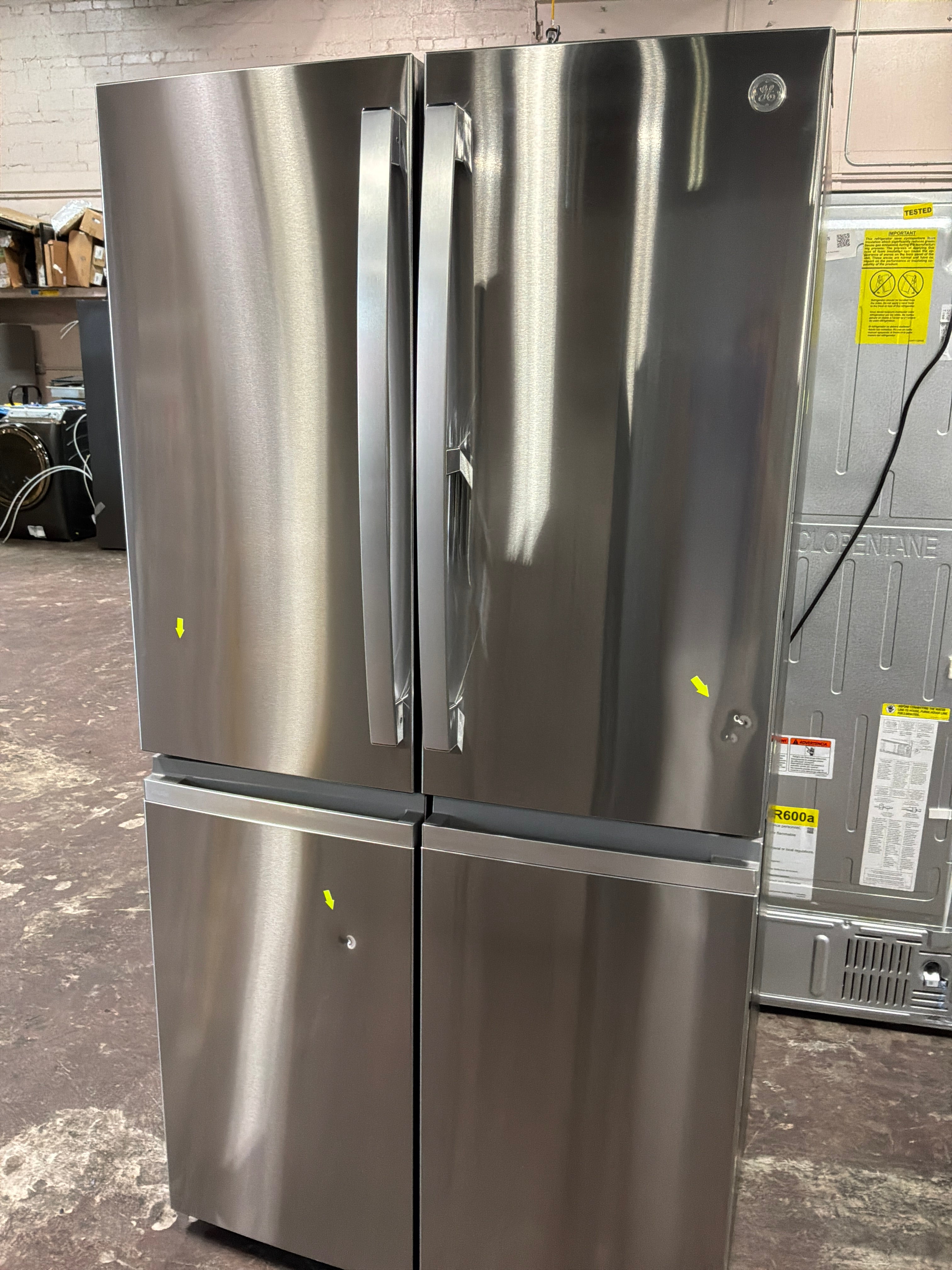 GE Profile™ ENERGY STAR® 28.4 Cu. Ft. Quad-Door Refrigerator with