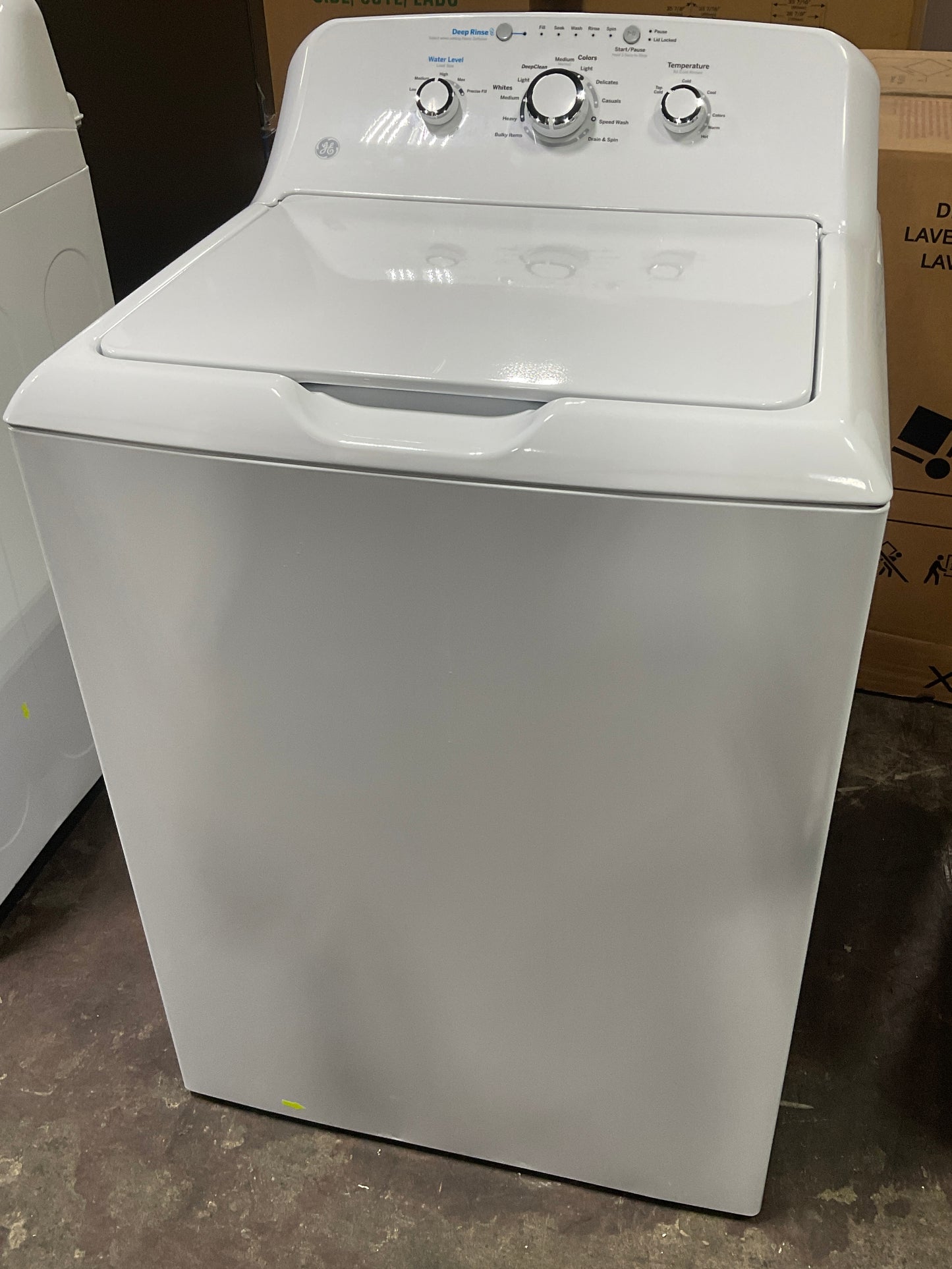 Front view, door closed