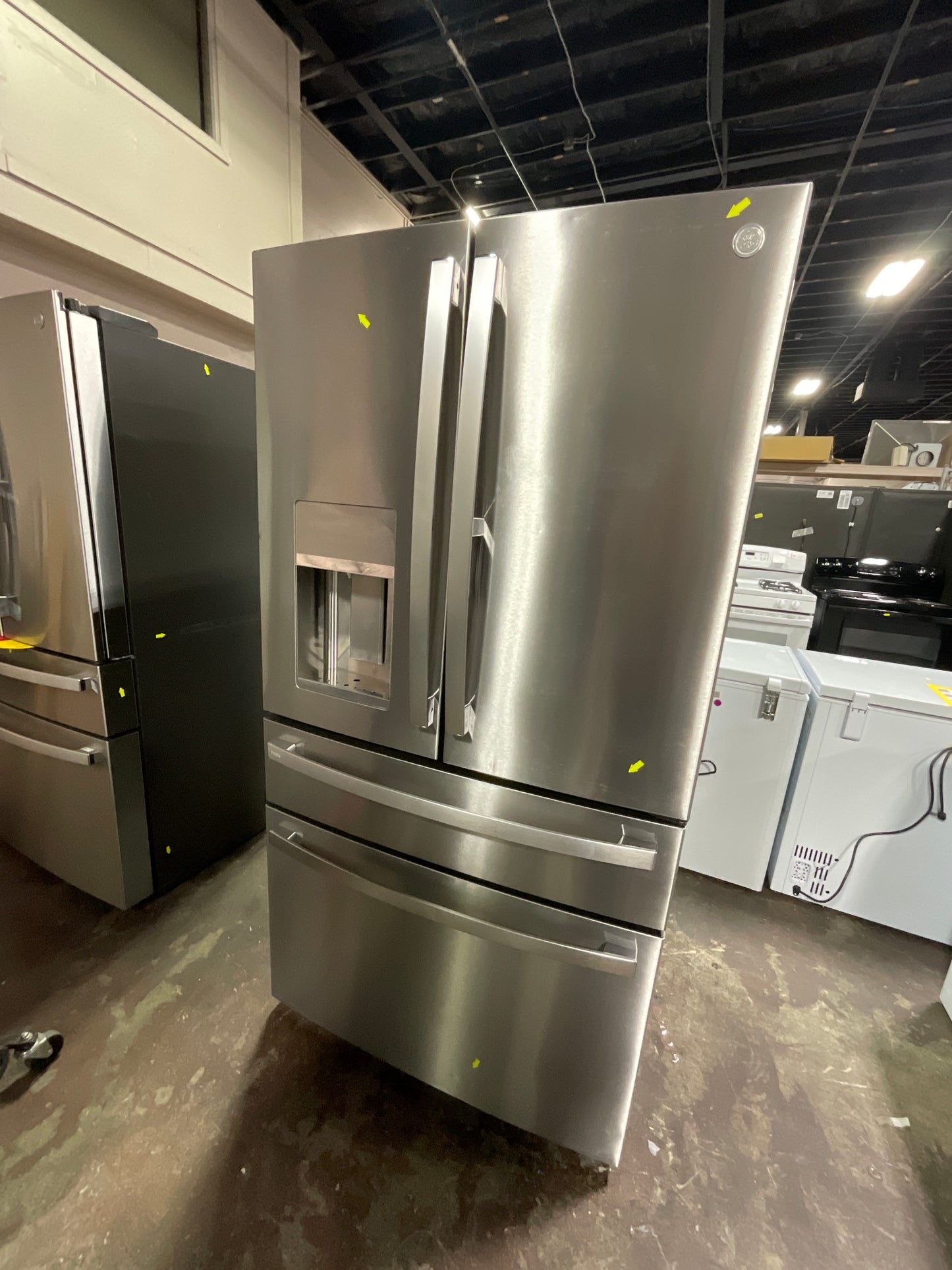 Front view, door closed