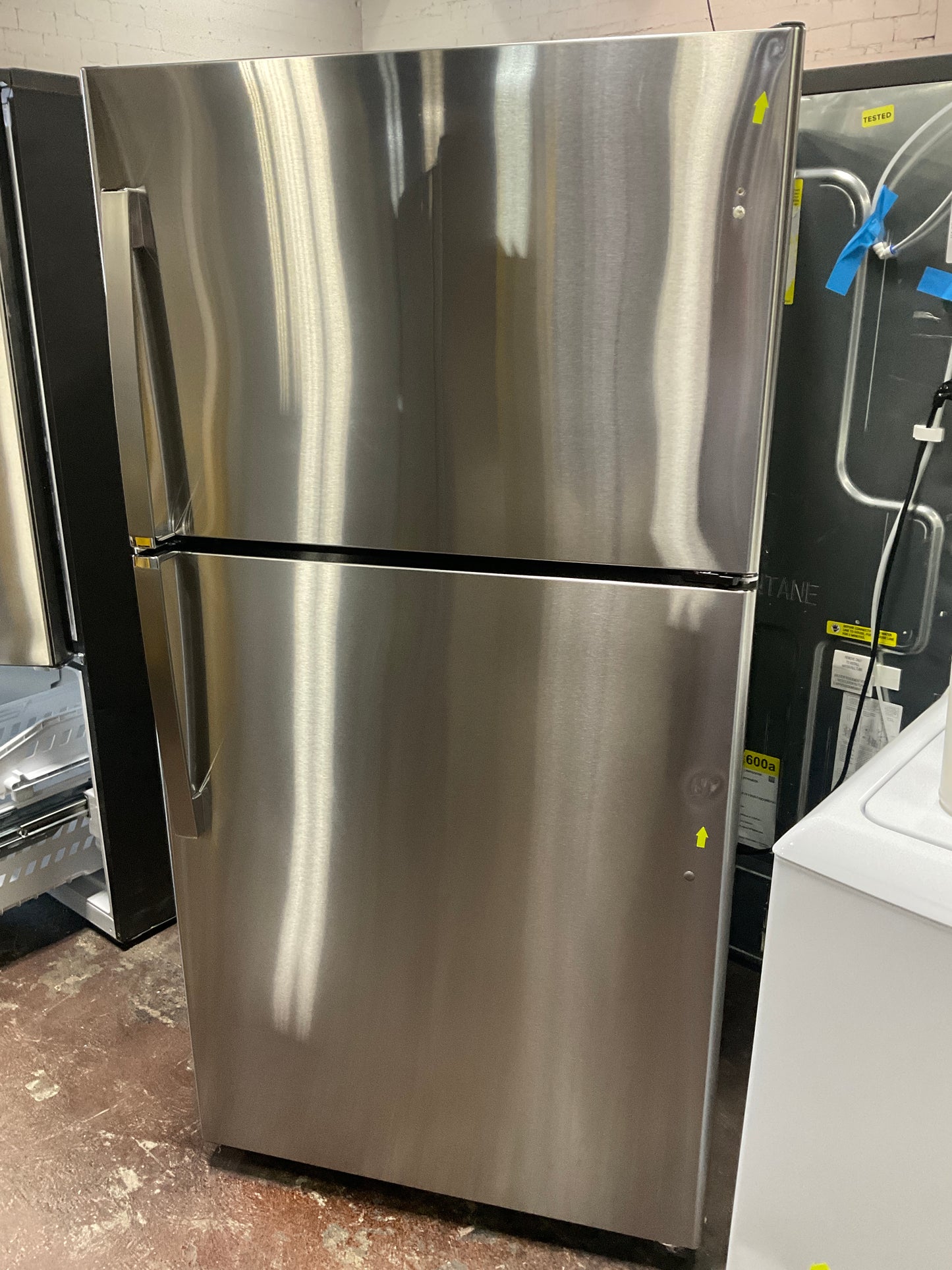 Front view, door closed