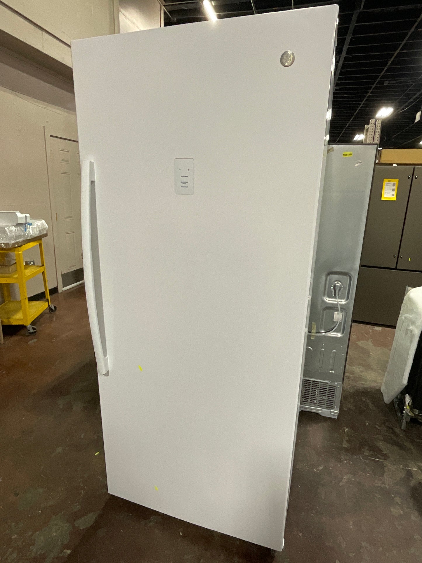 Front view, door closed