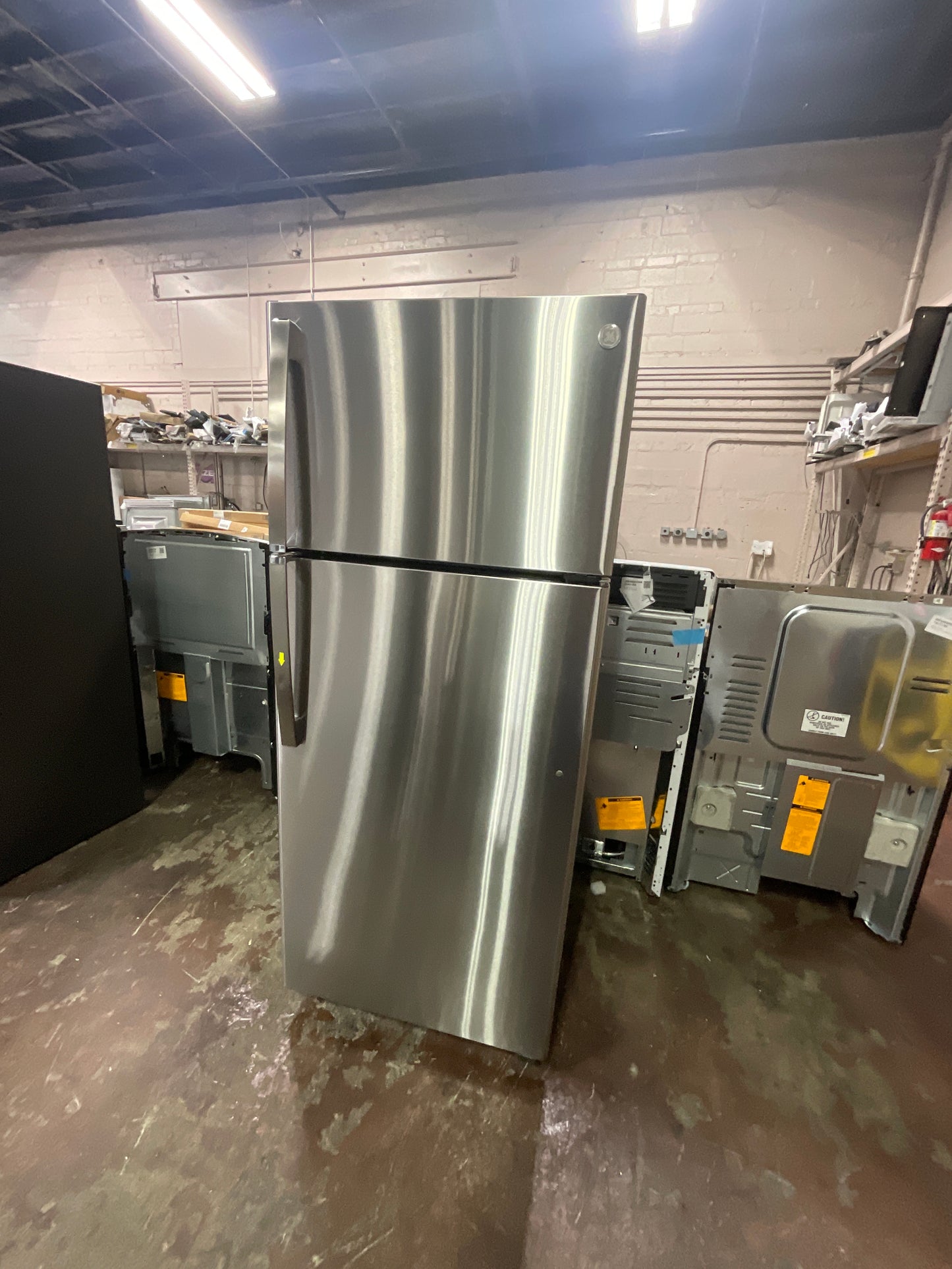 Front view, door closed