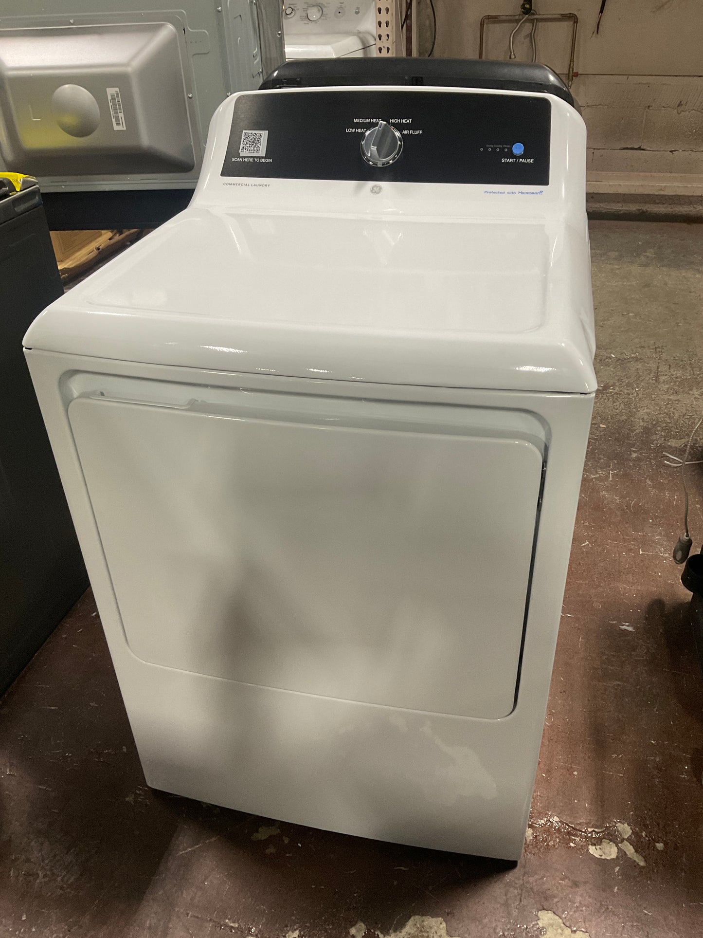 Front view, door closed