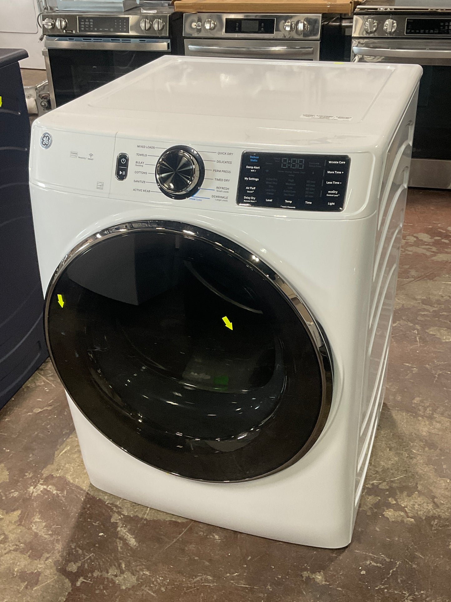 Front view, door closed