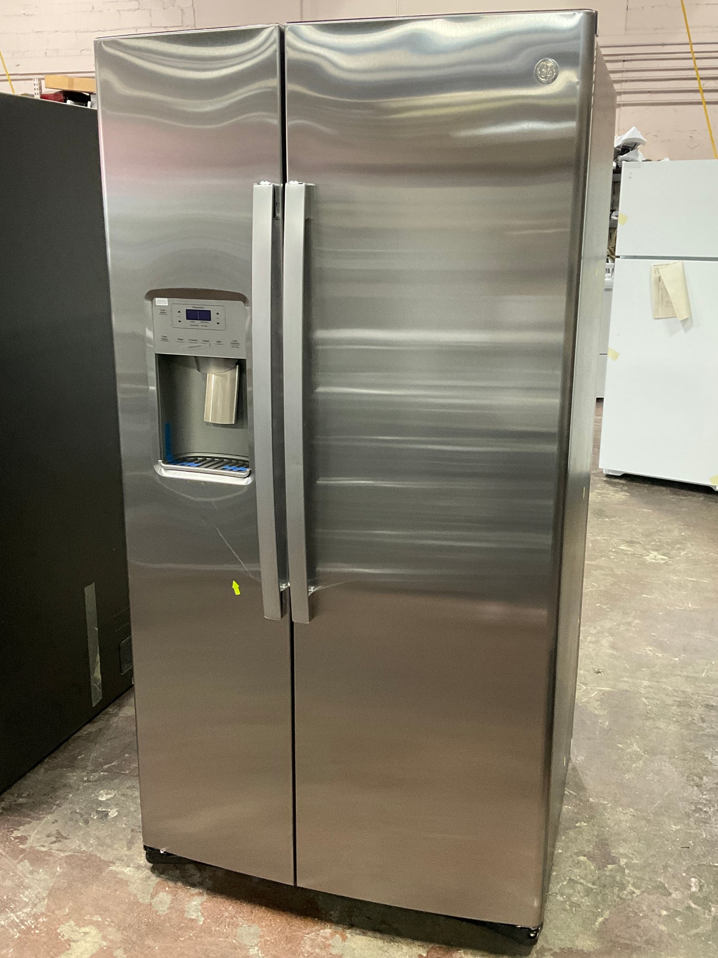 Front view, door closed