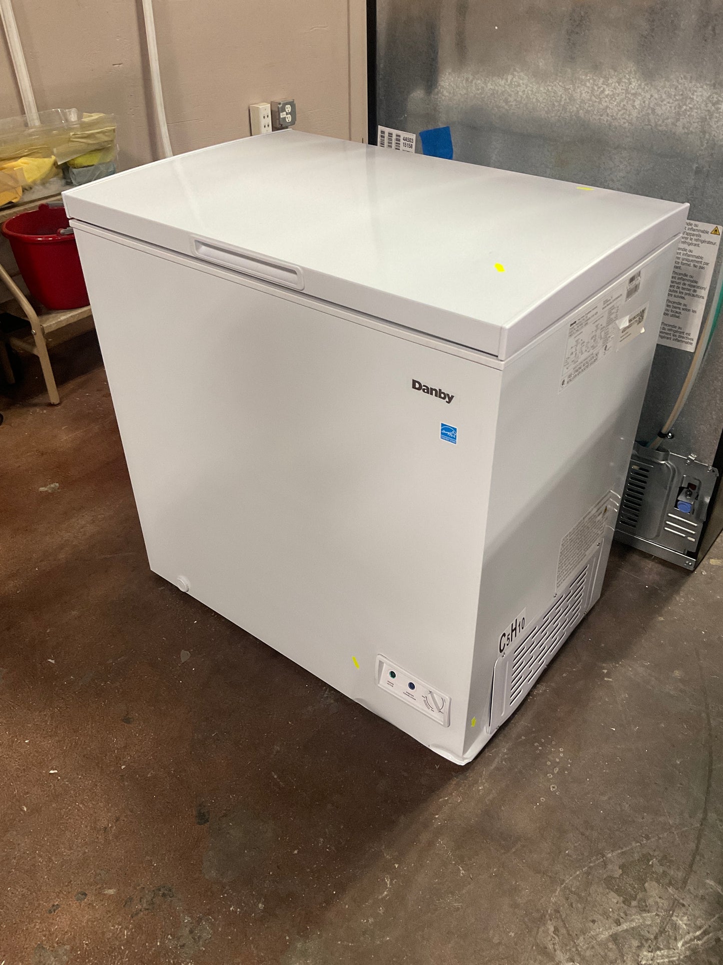 Front view, door closed