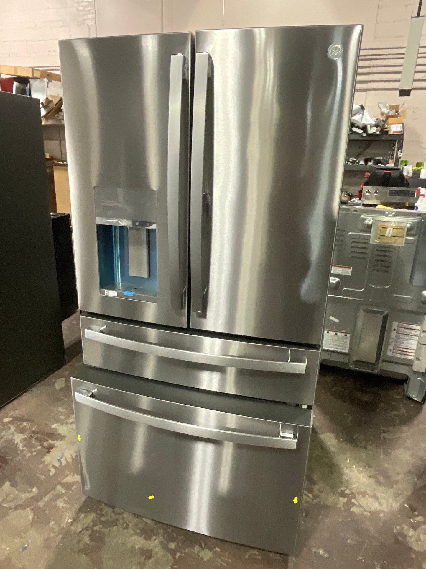 Front view, door closed