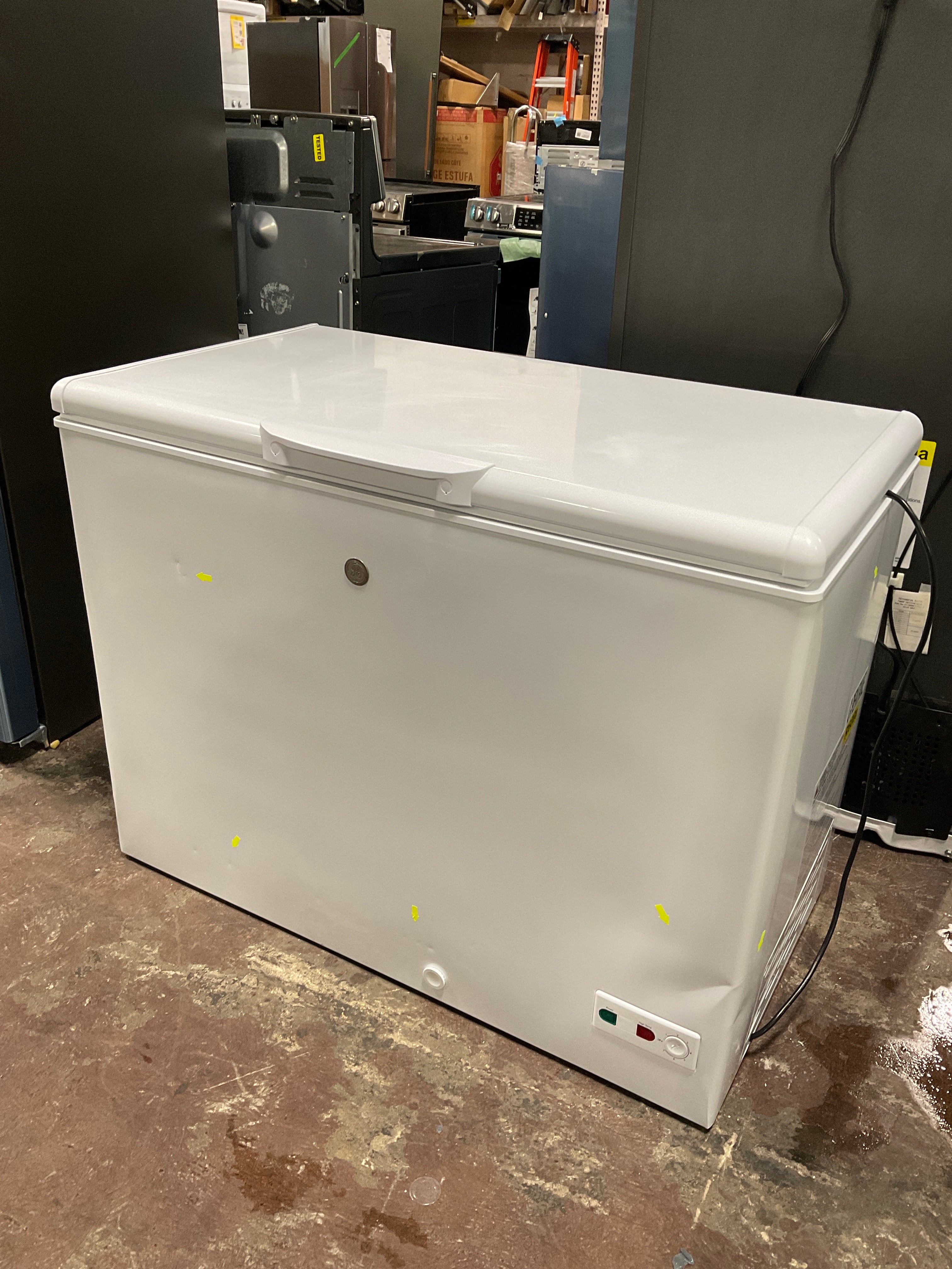 Front view, door closed