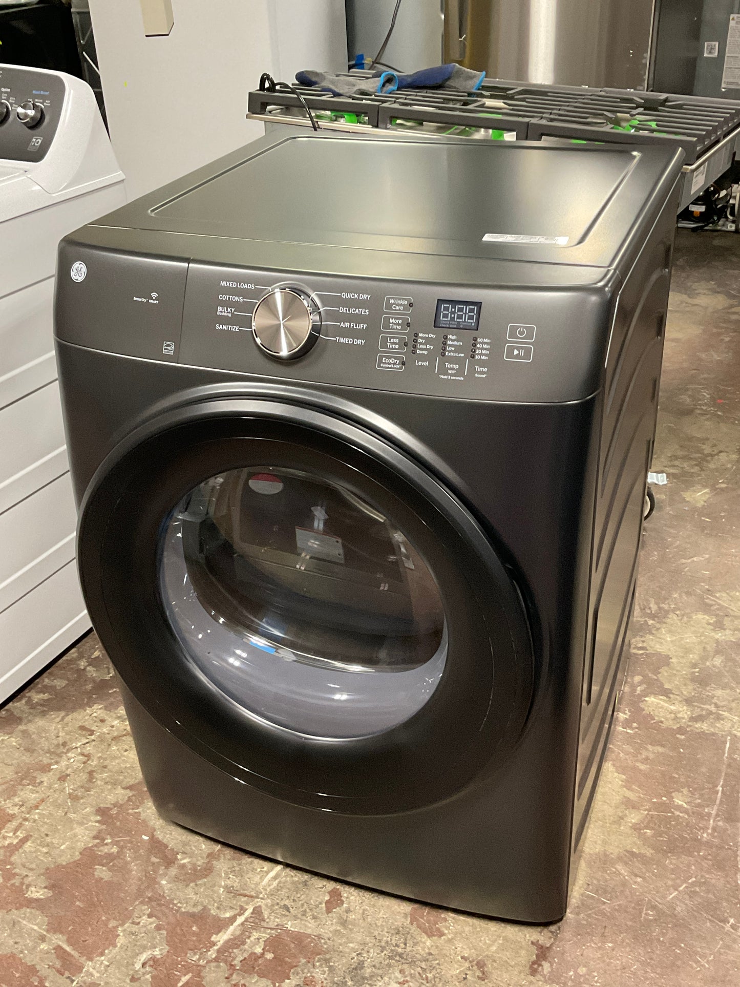 Front view, door closed