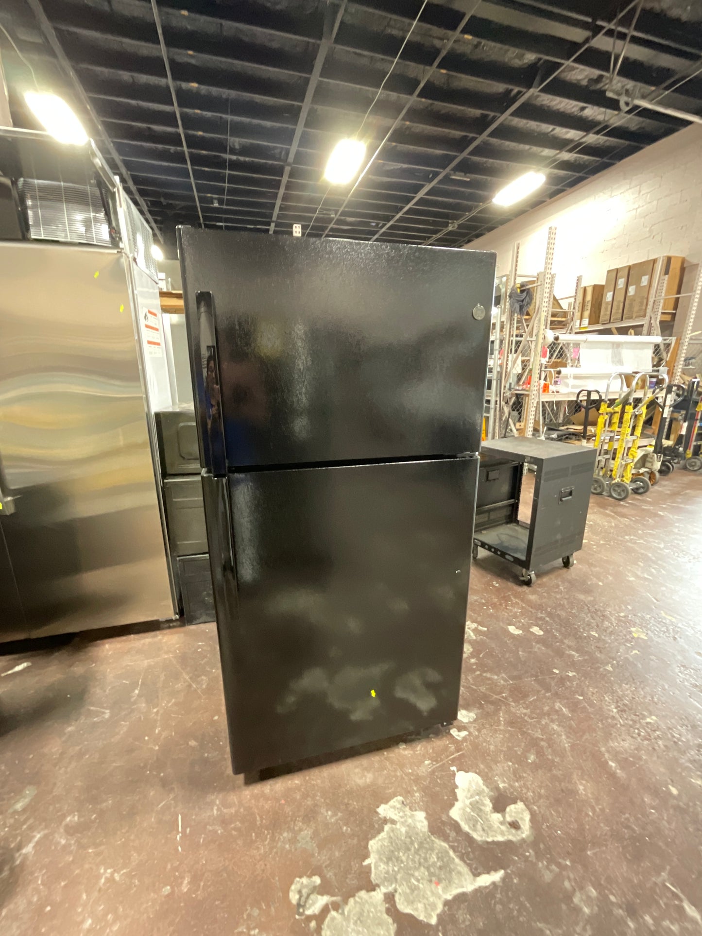 Front view, door closed