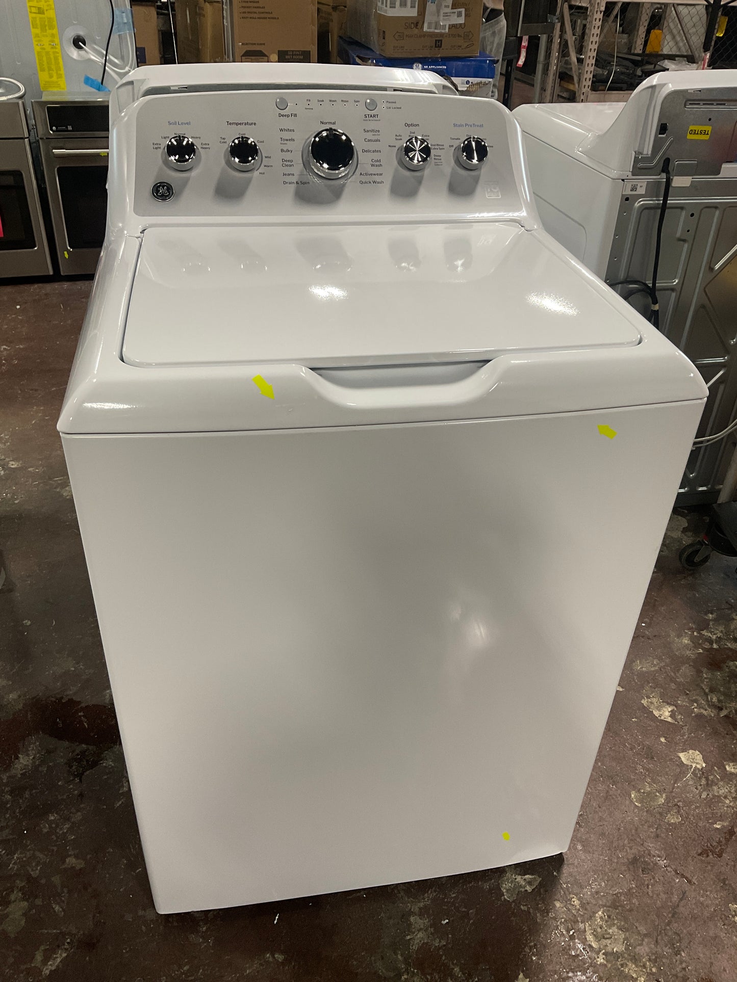 Front view, door closed