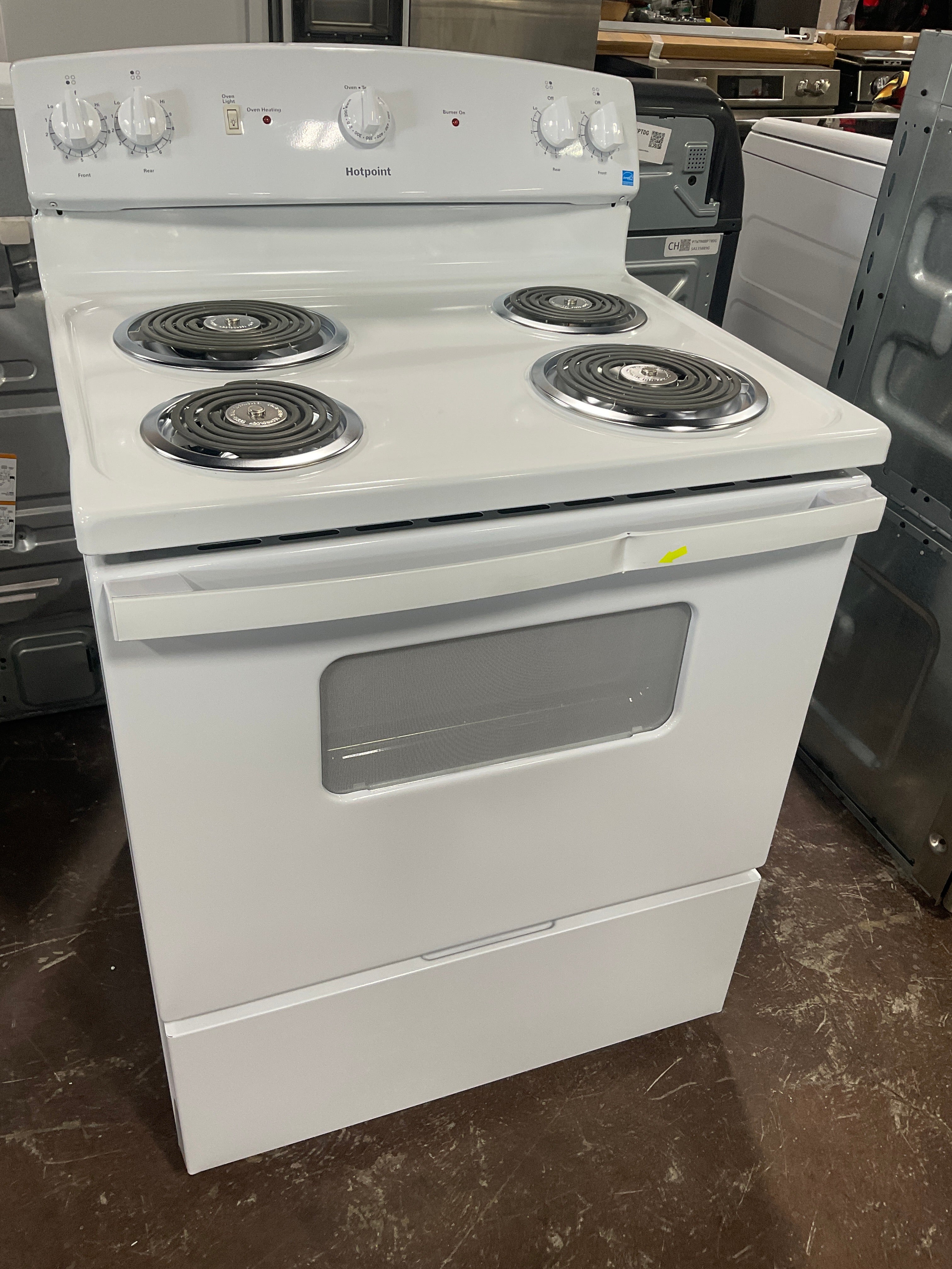 Front view, oven-door closed
