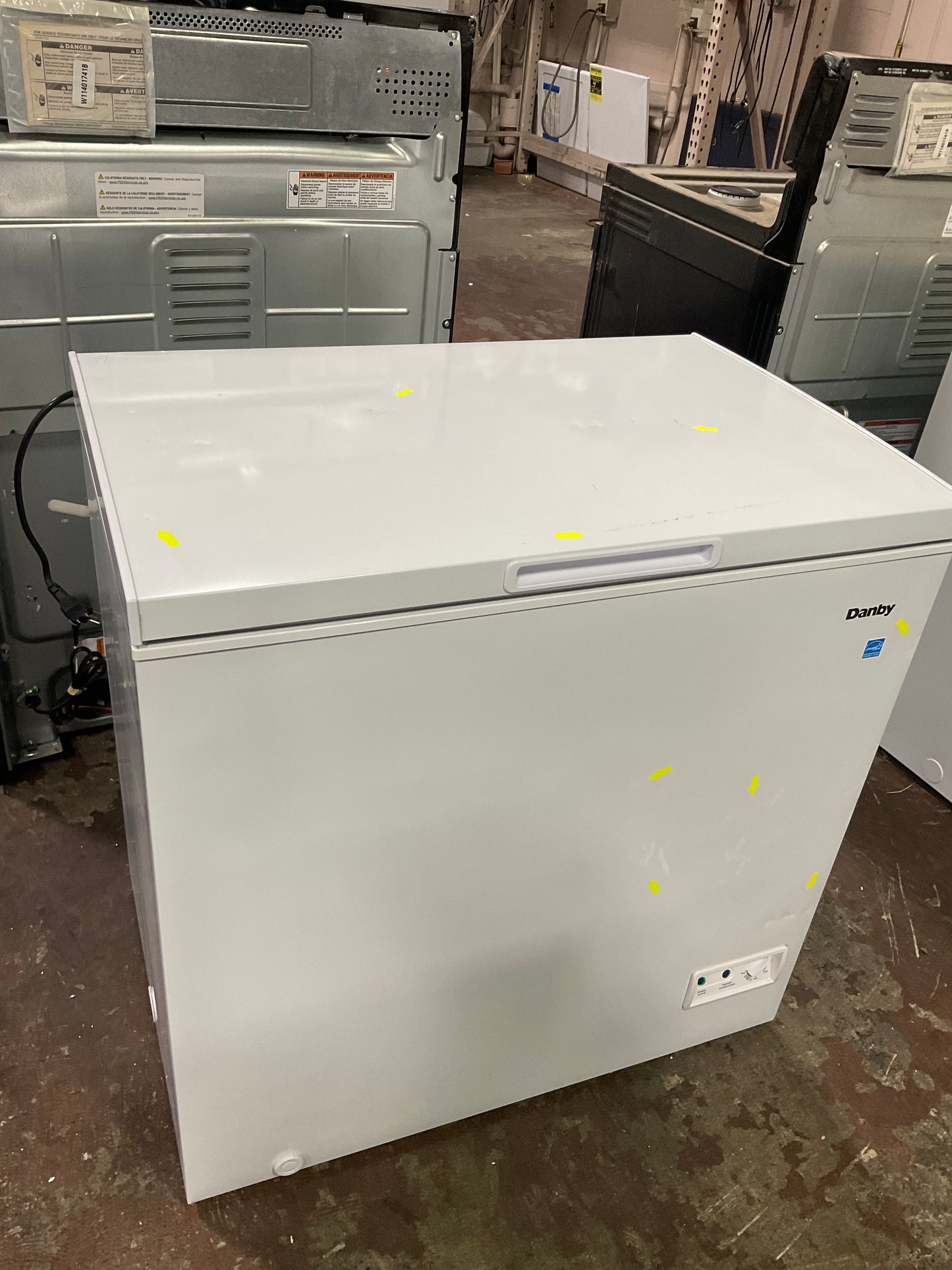 Front view, door closed