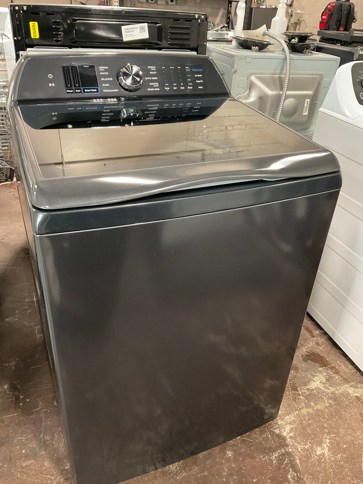 Front view, door closed