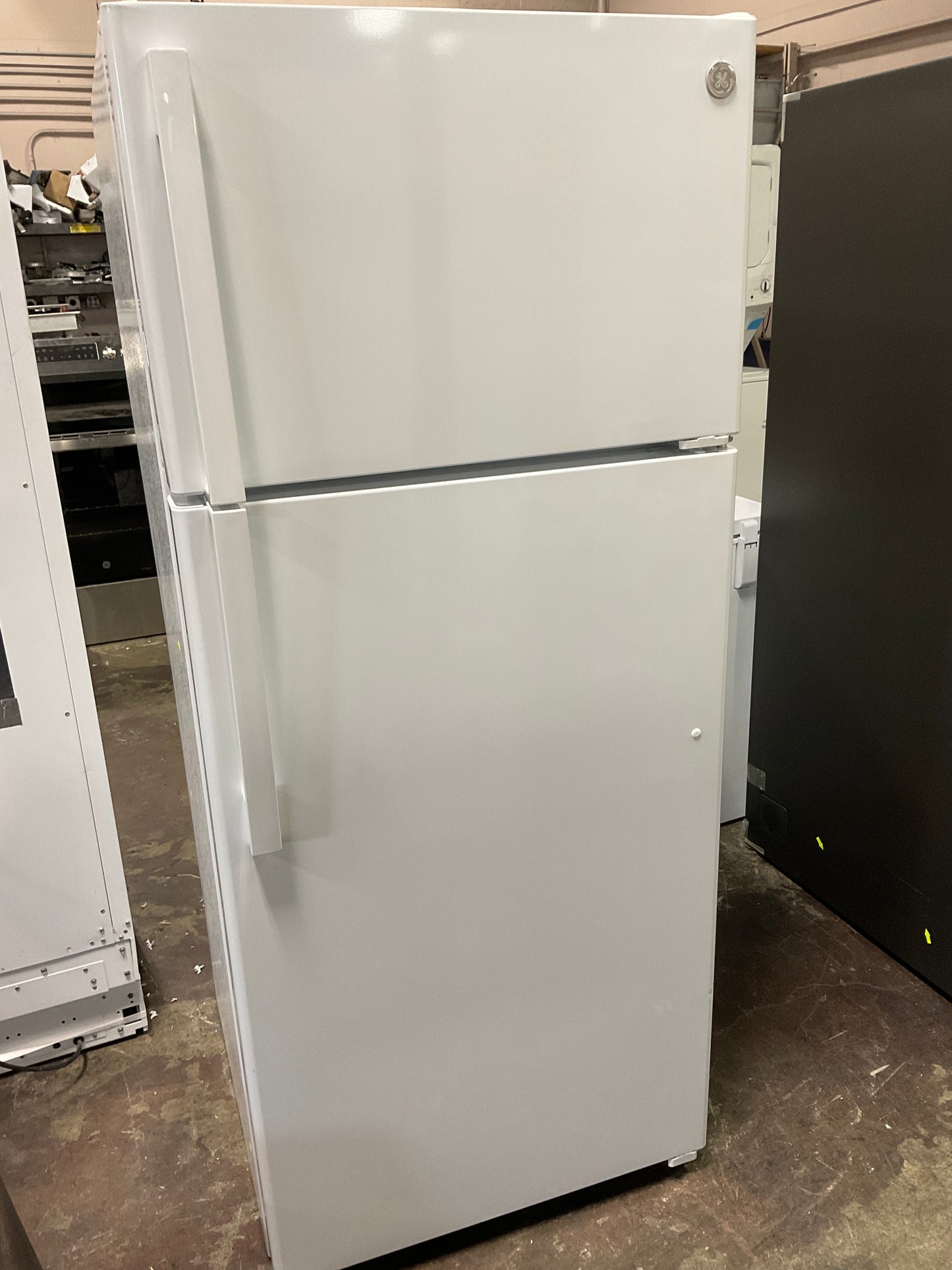 Front view, door closed