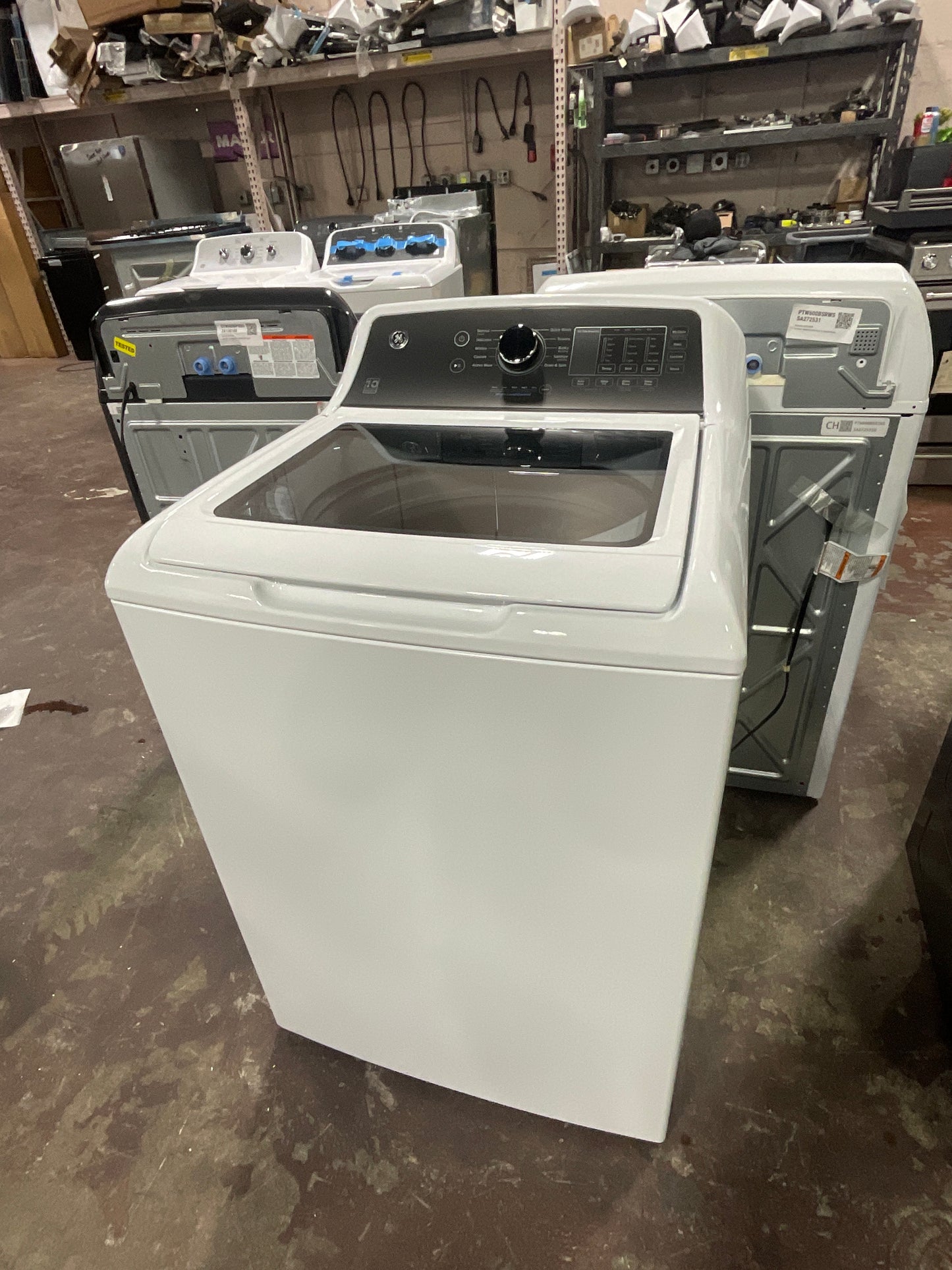 Front view, door closed