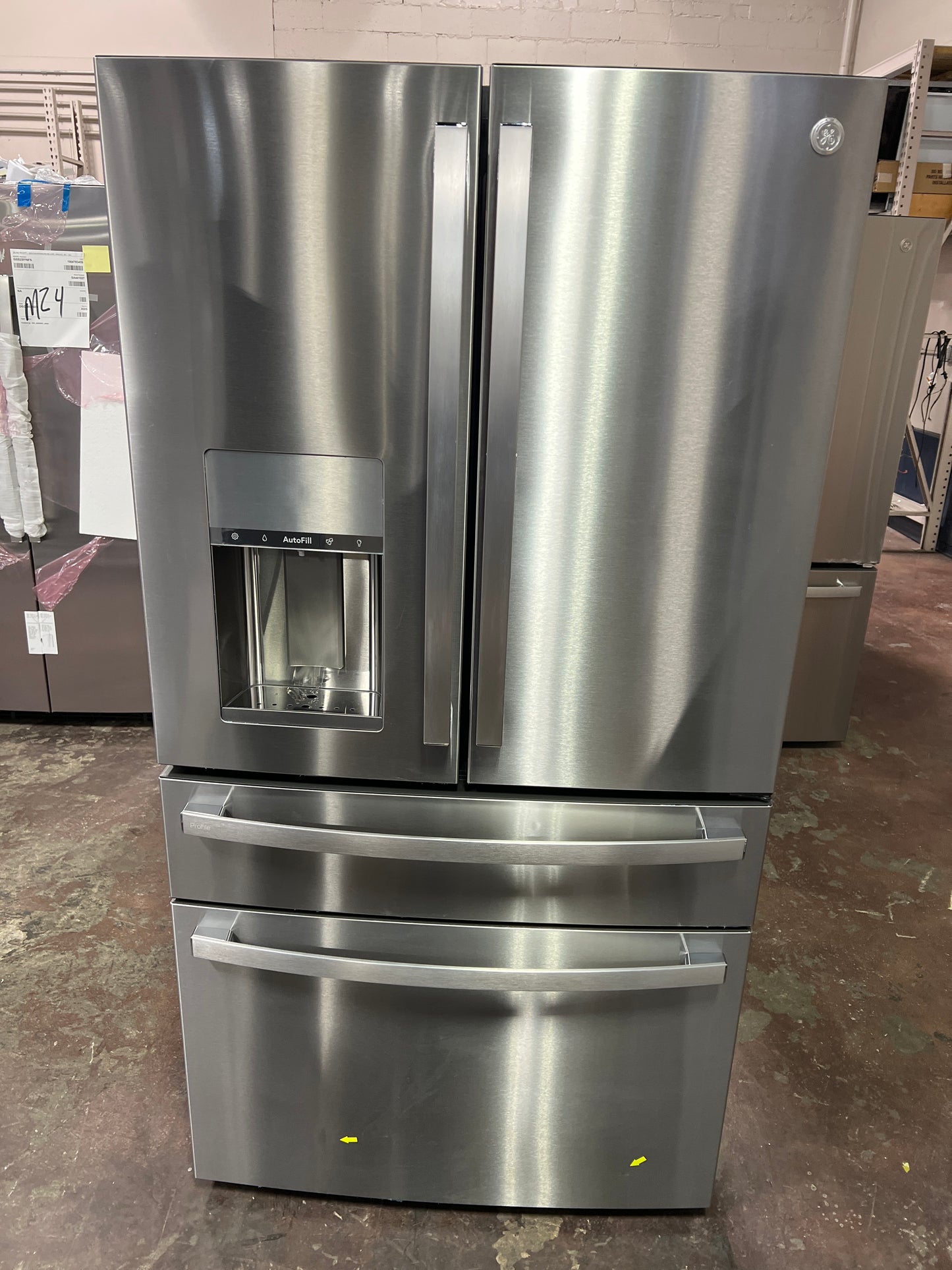 Front view, door closed