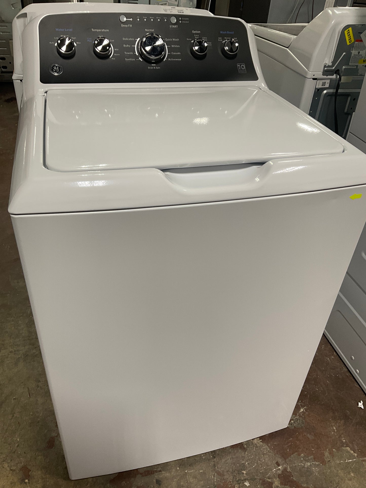 Front view, door closed