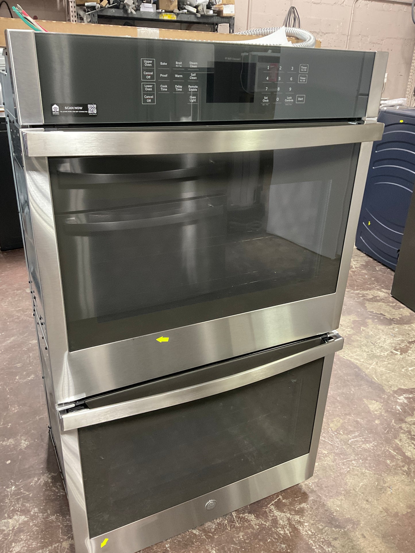 Front view, door closed