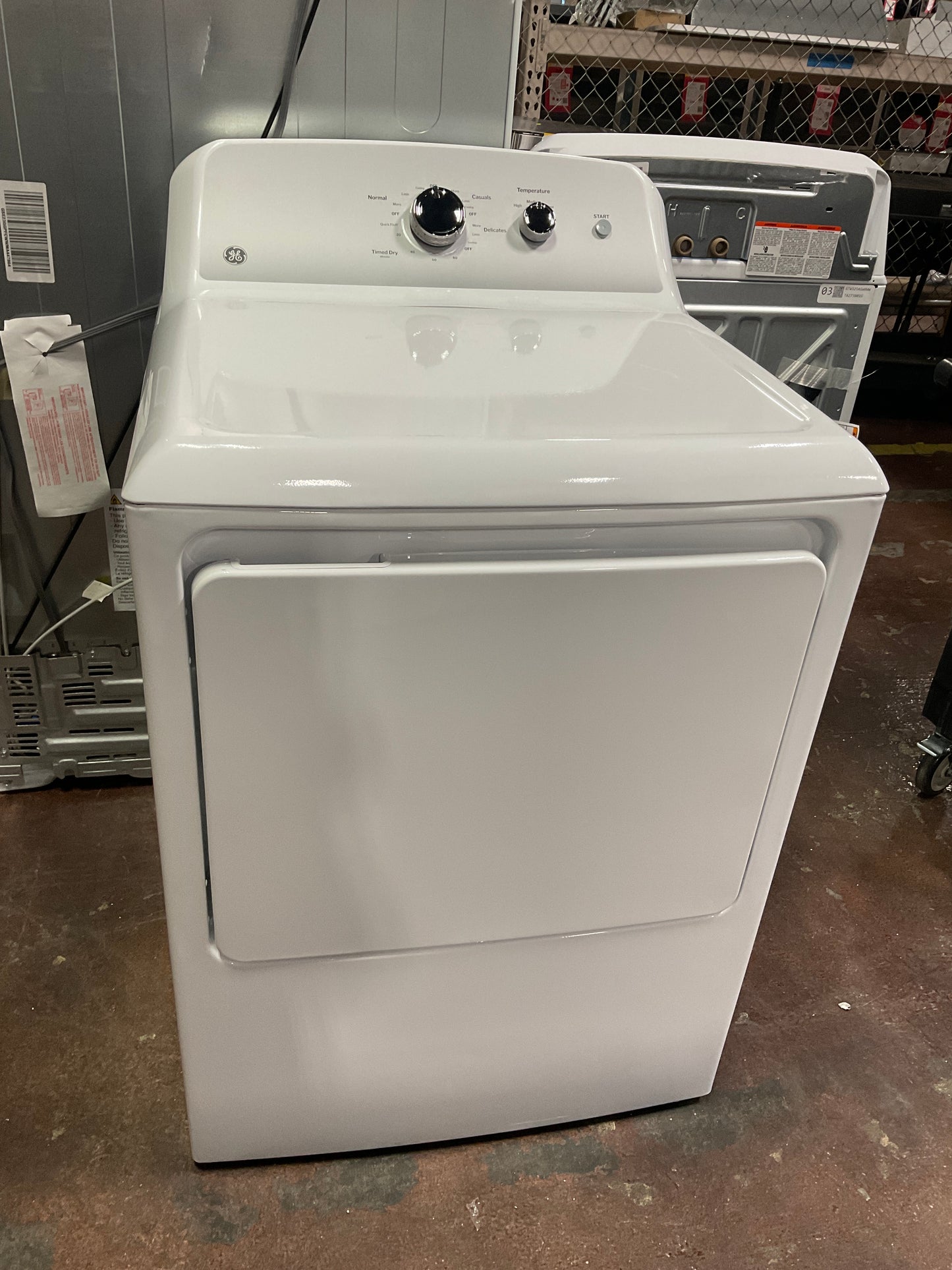 Front view, door closed