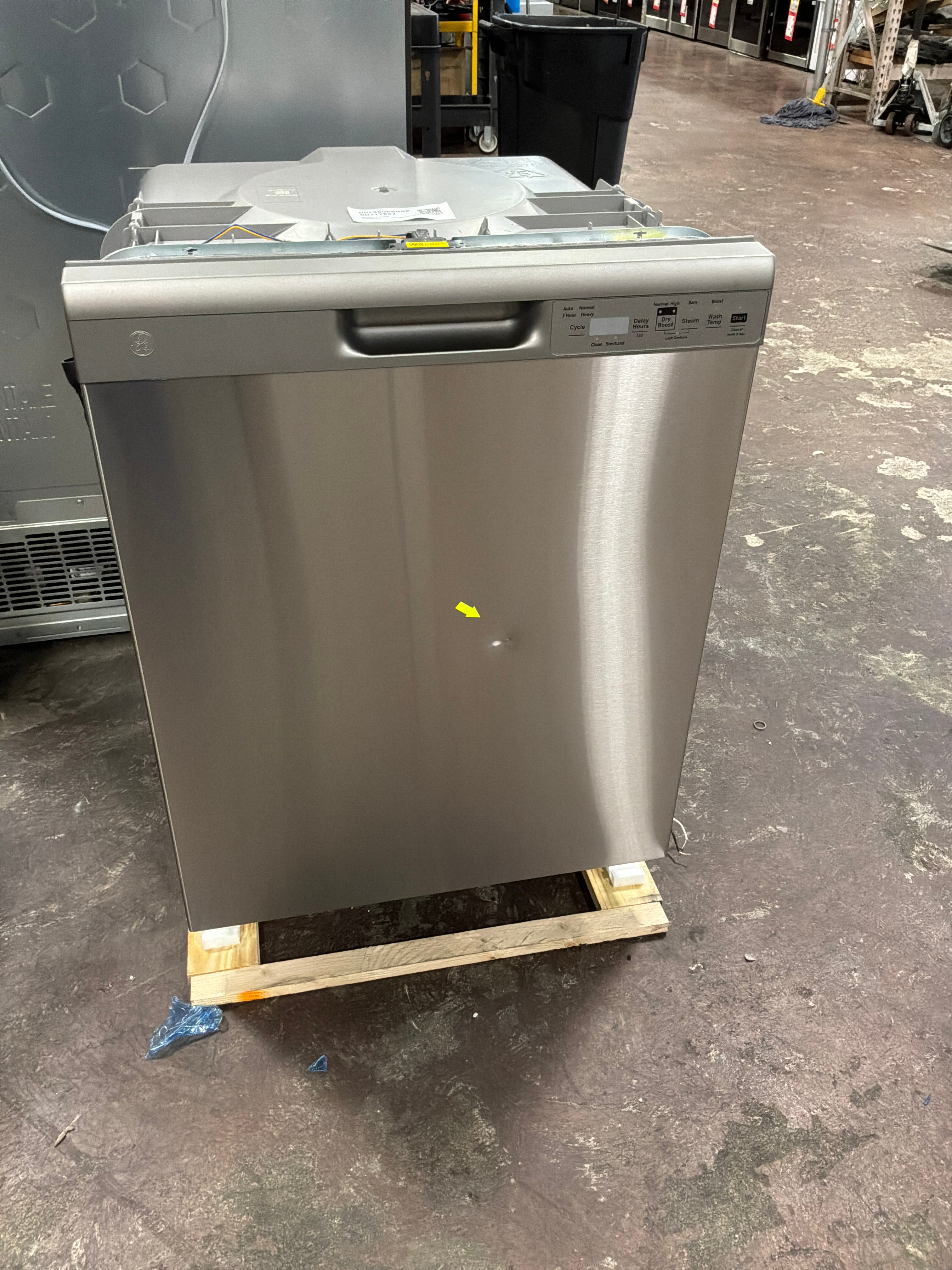 Front view, doors closed