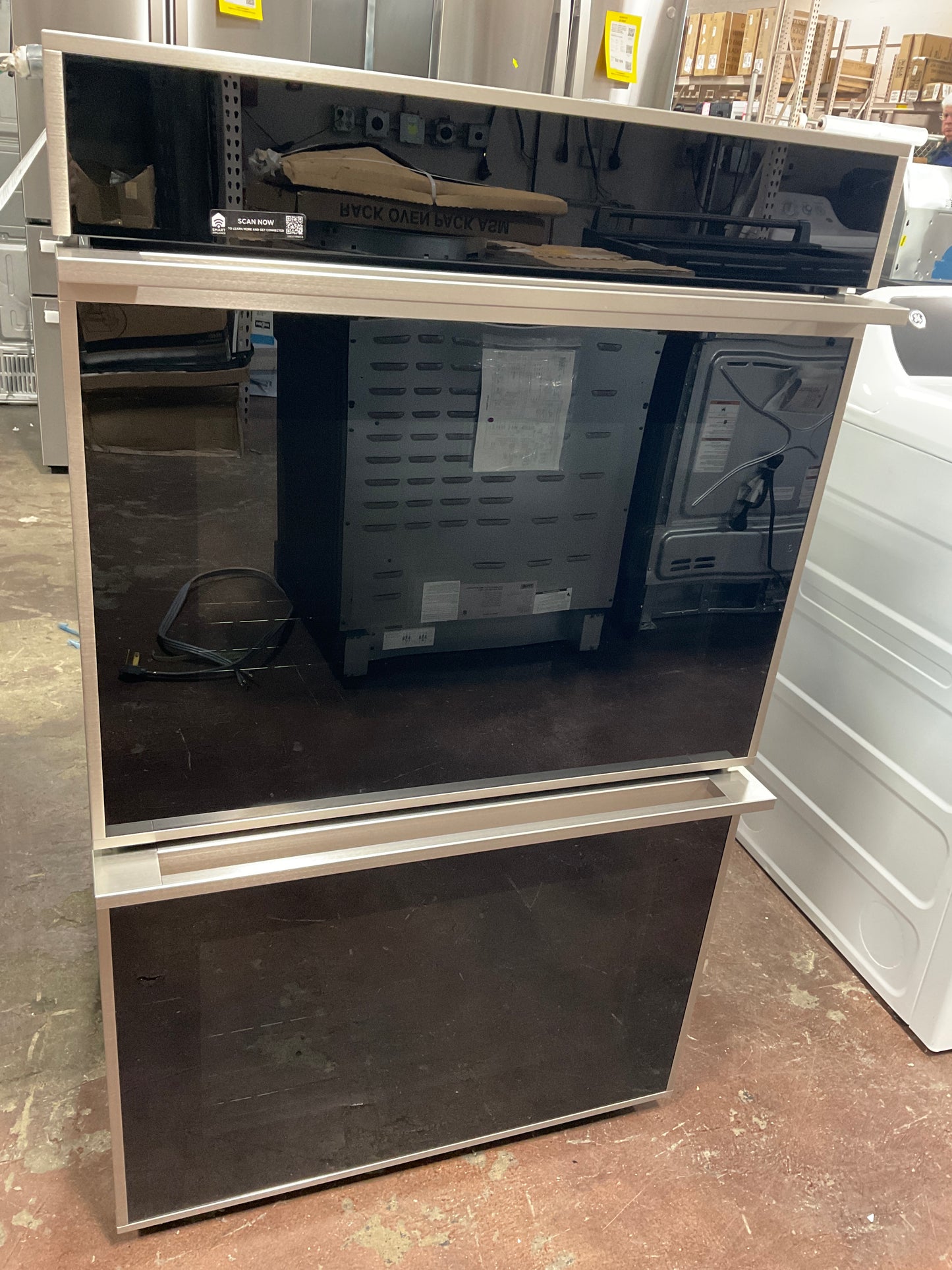 Front view, door closed