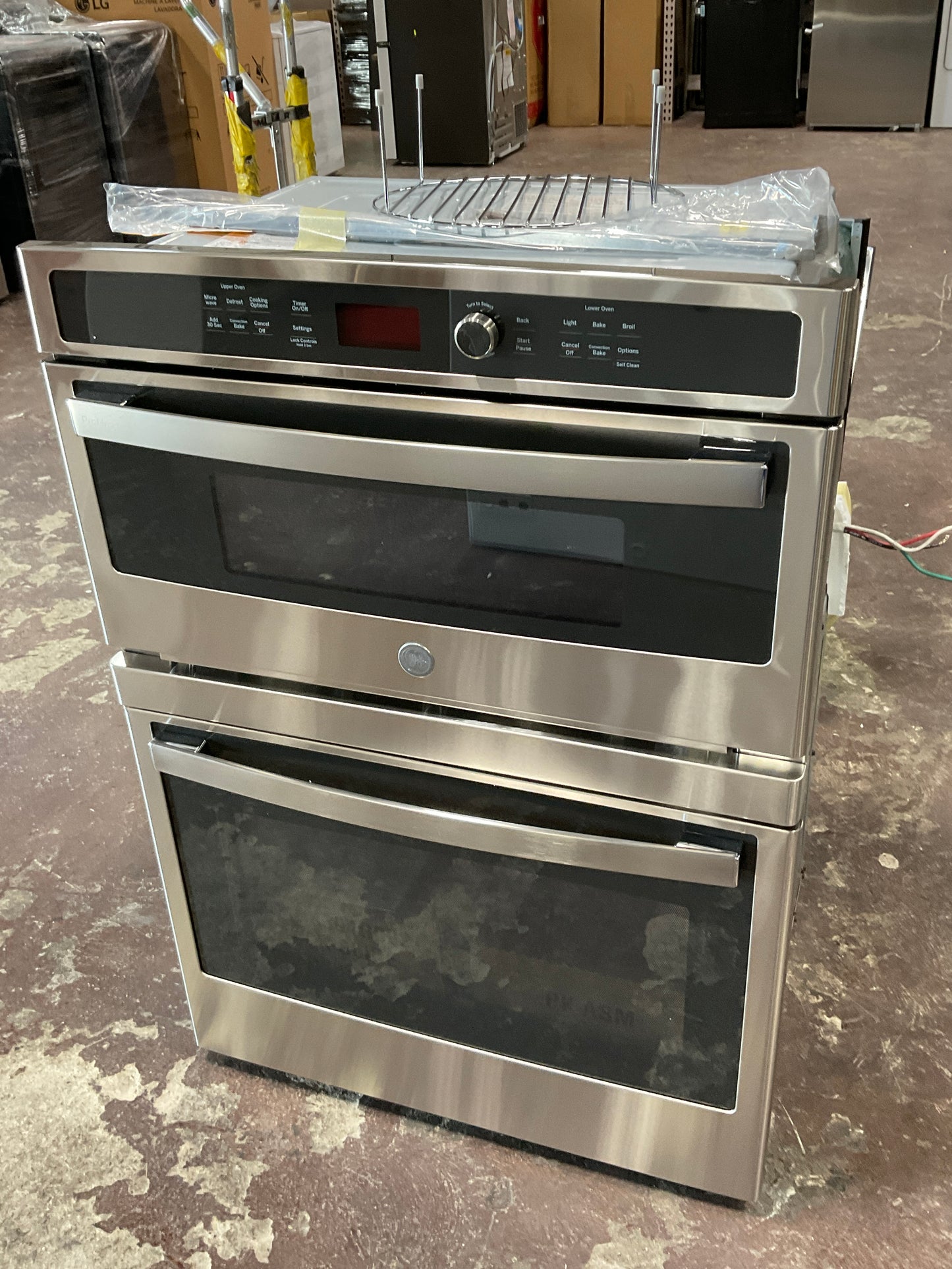 Front view, door closed