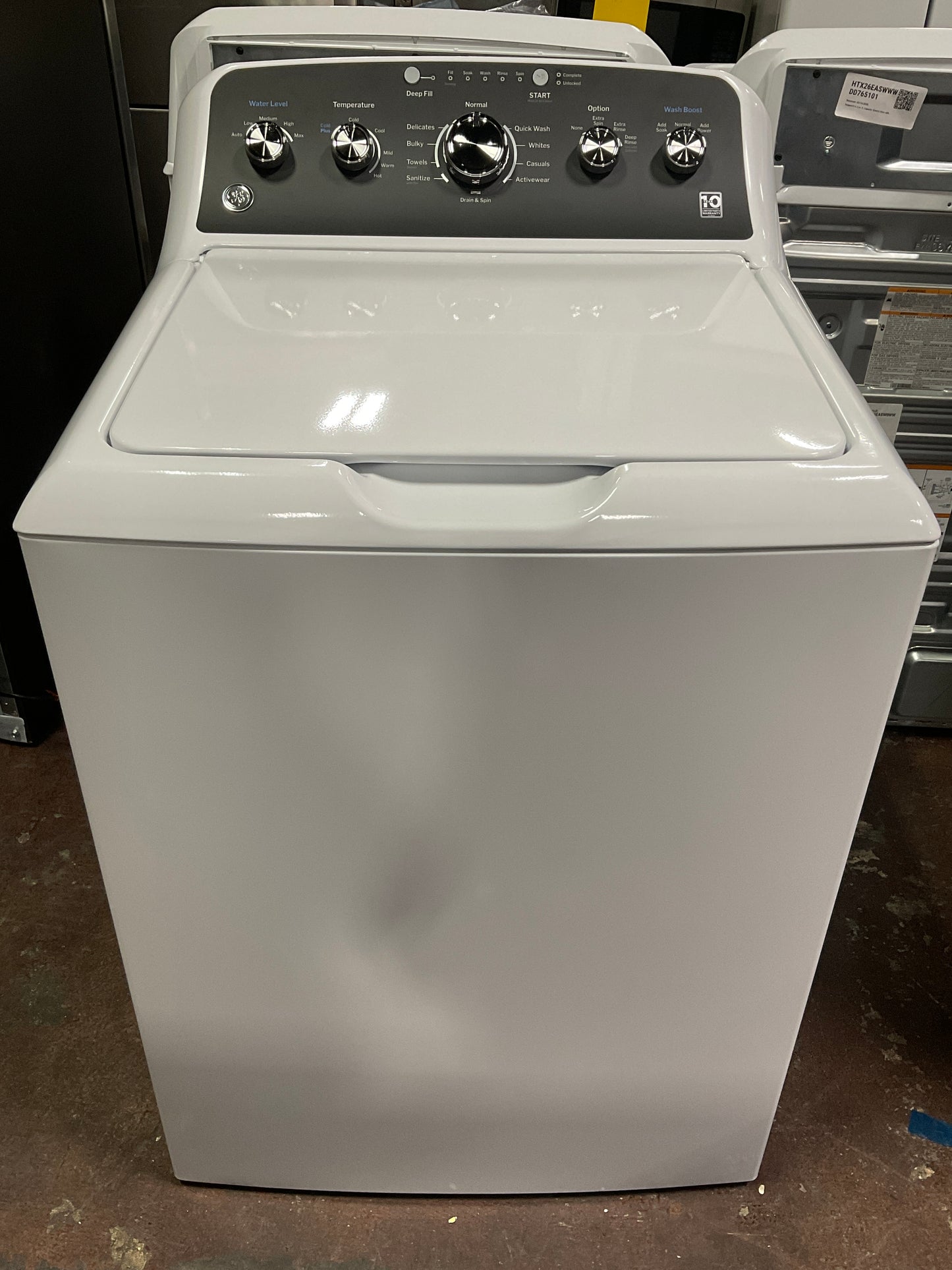 Front view, door closed