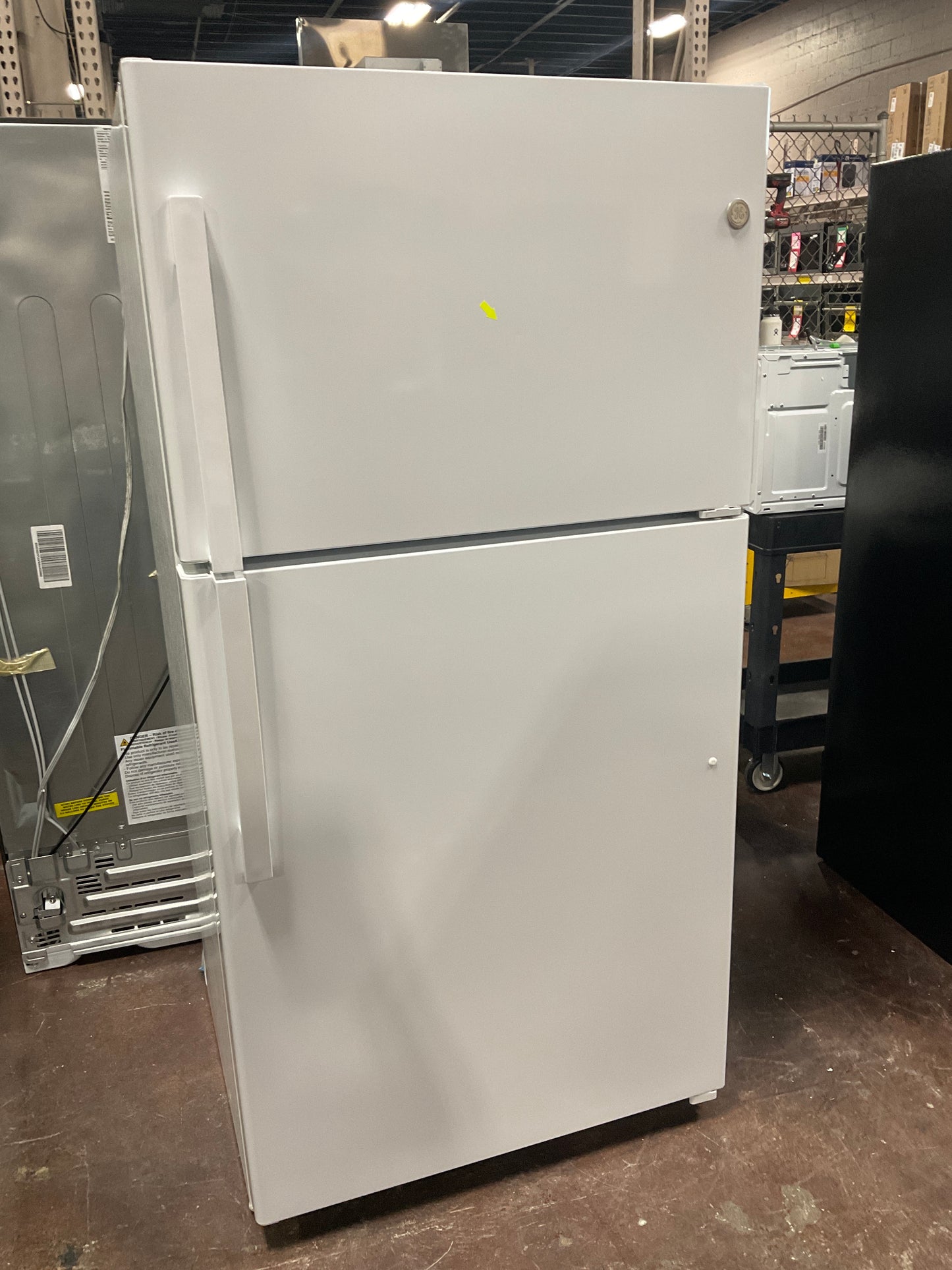 Front view, door closed