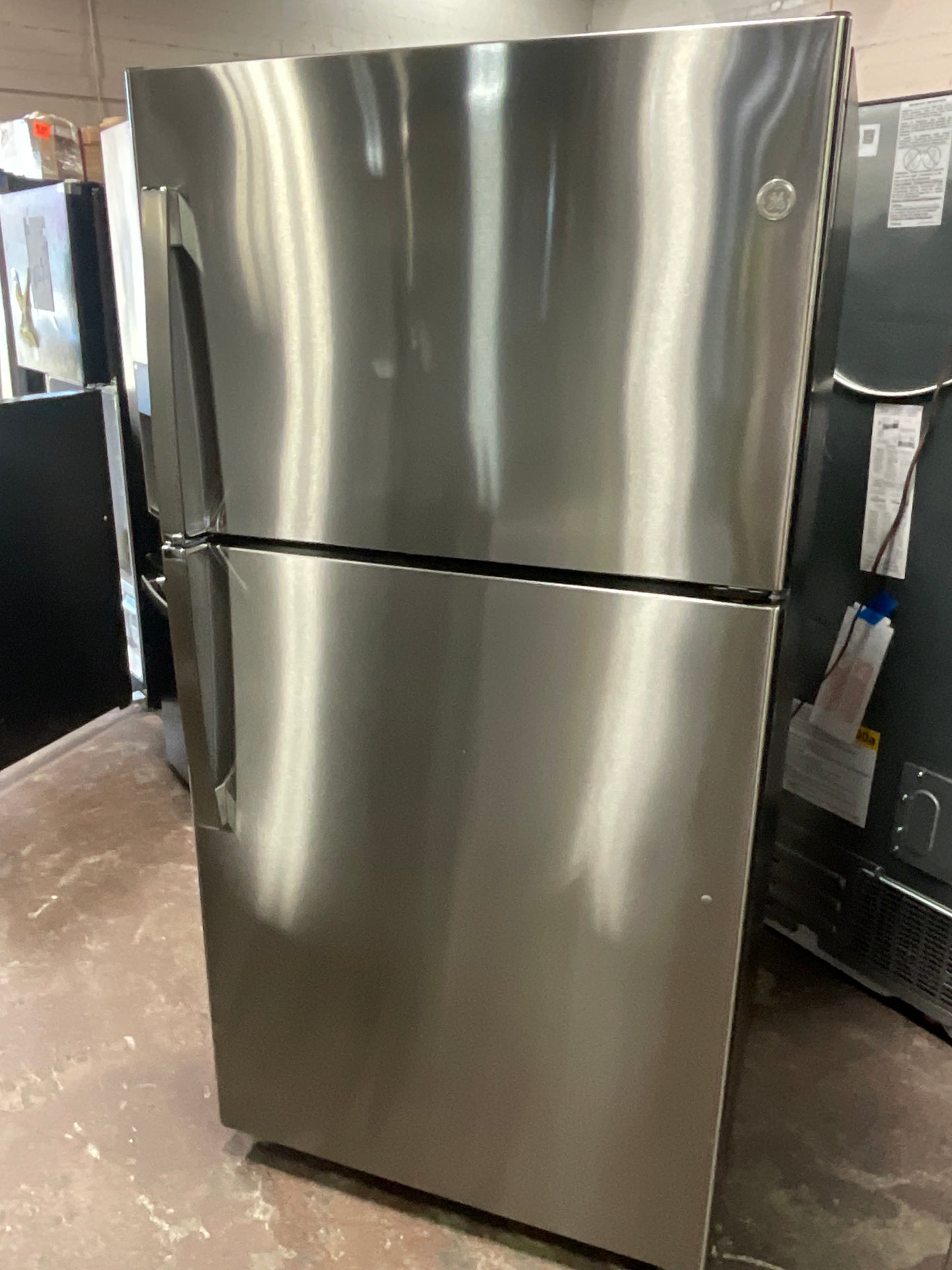 Front view, door closed