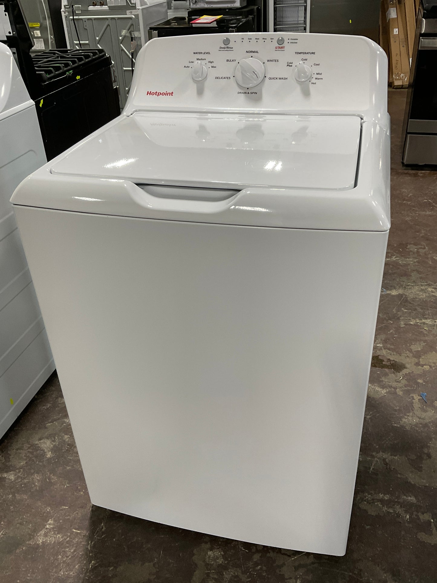 Front view, door closed