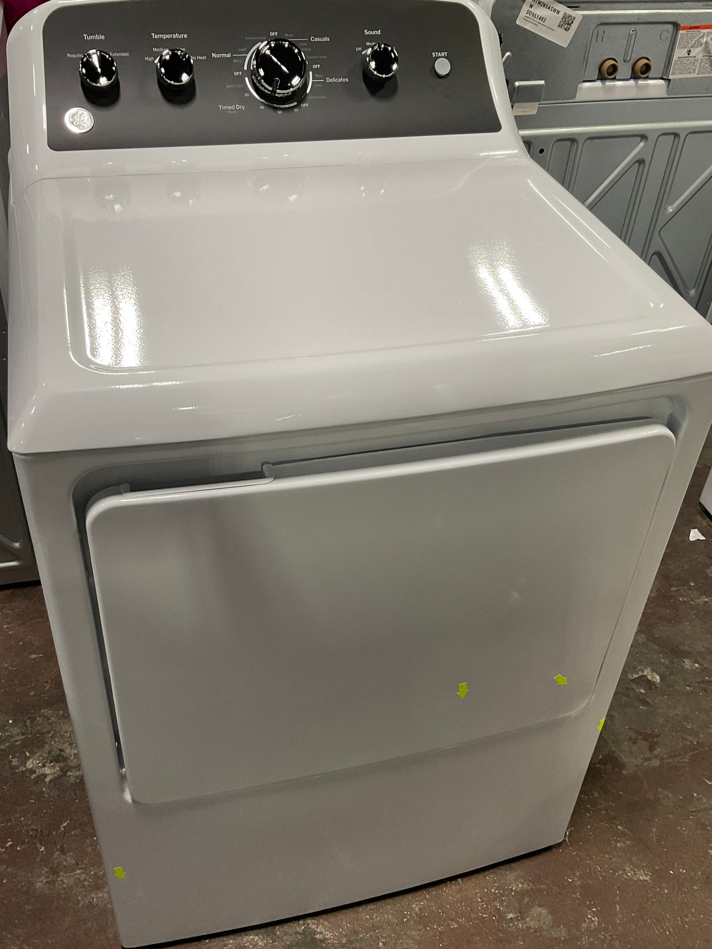 Front view, door closed