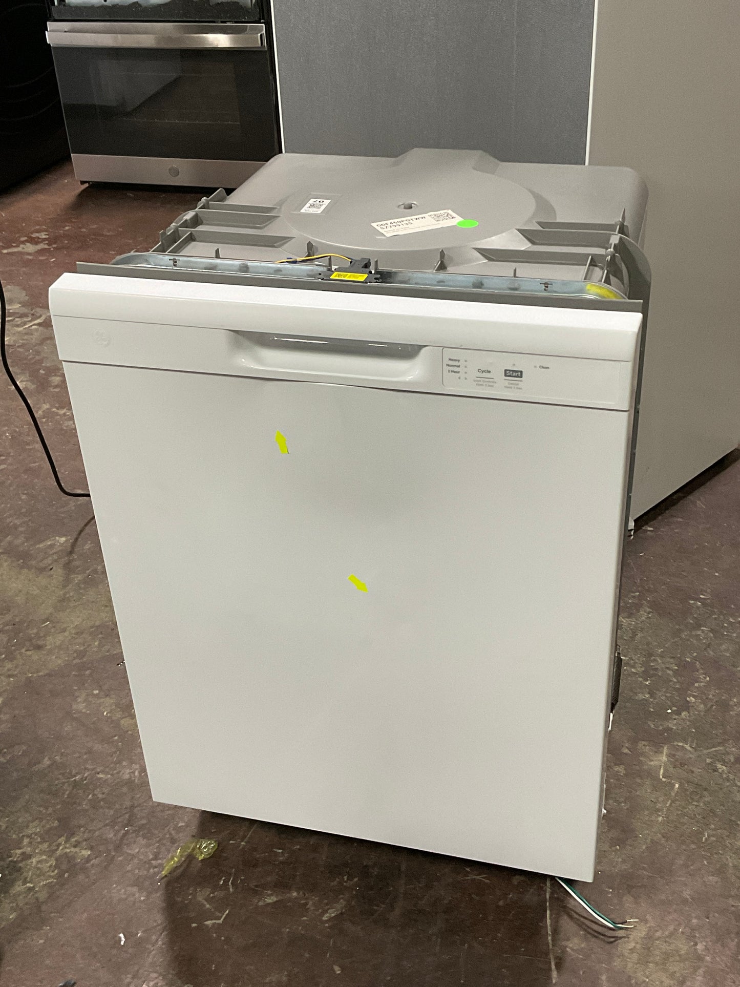 Front view, doors closed