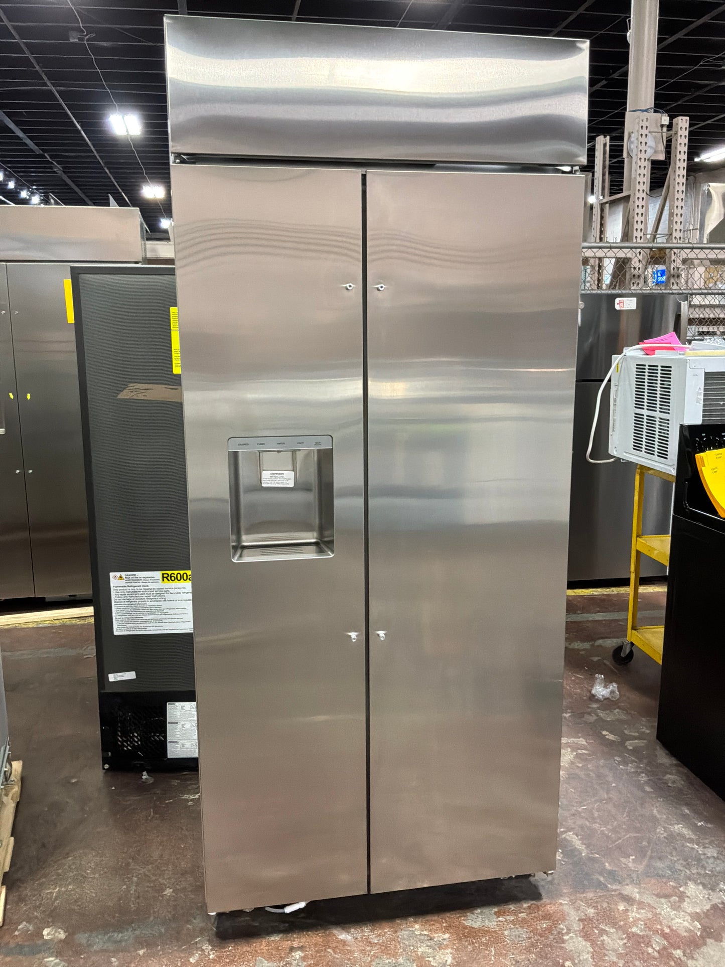 Front view, door closed