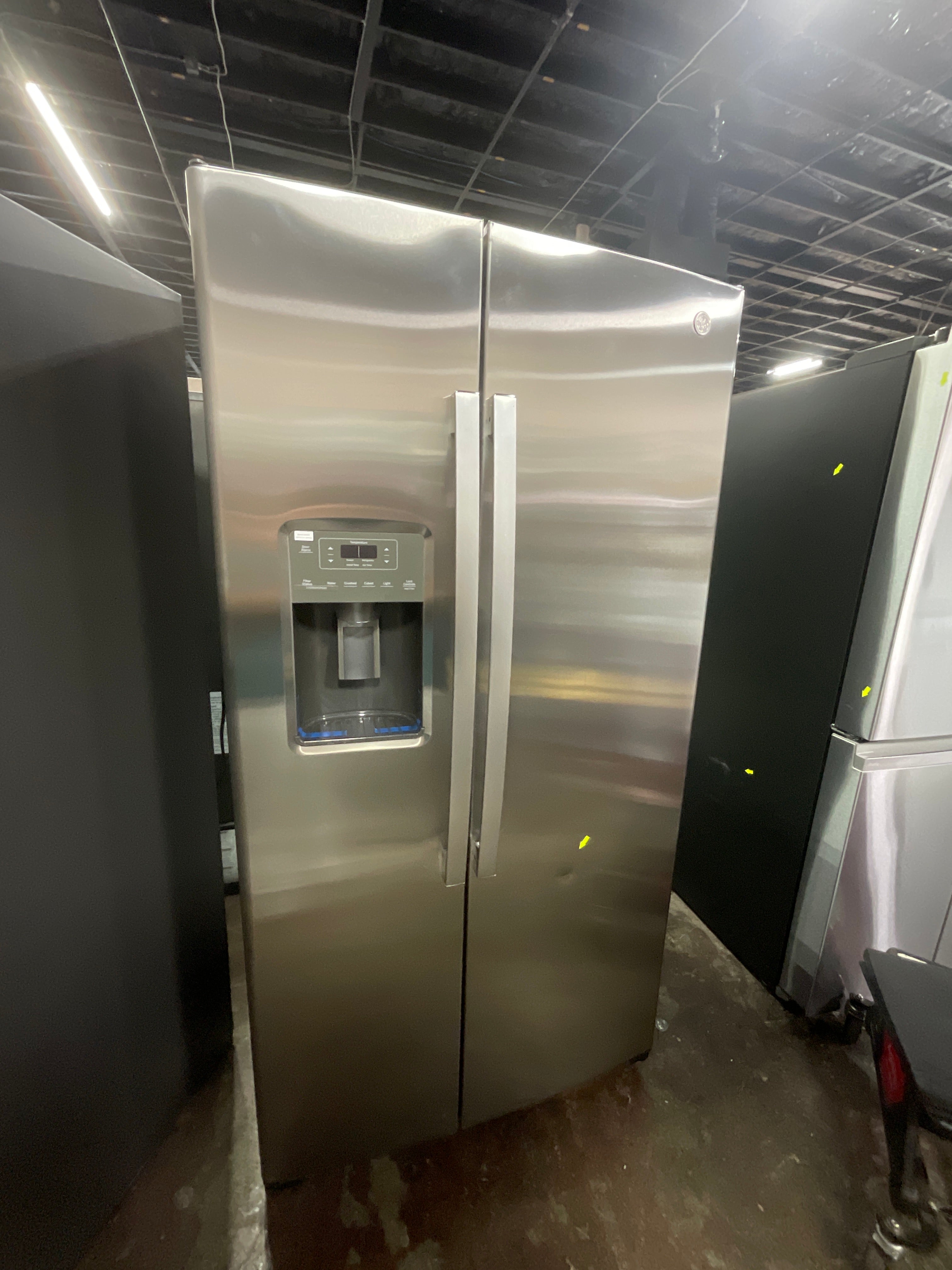 Front view, door closed