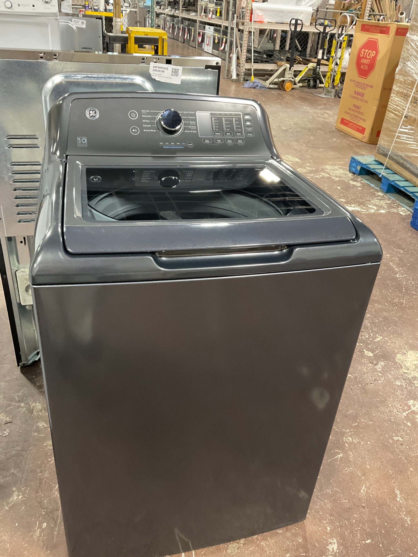 Front view, door closed