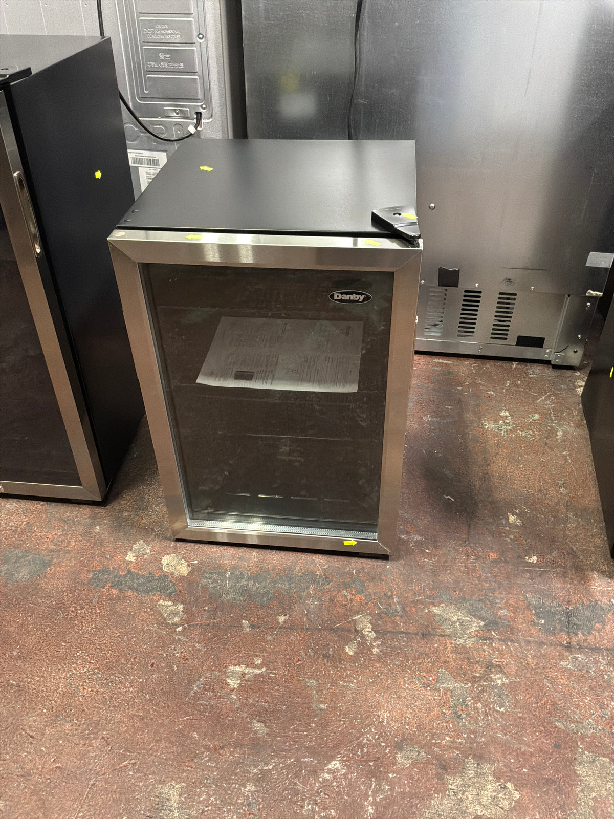 Front view, door closed