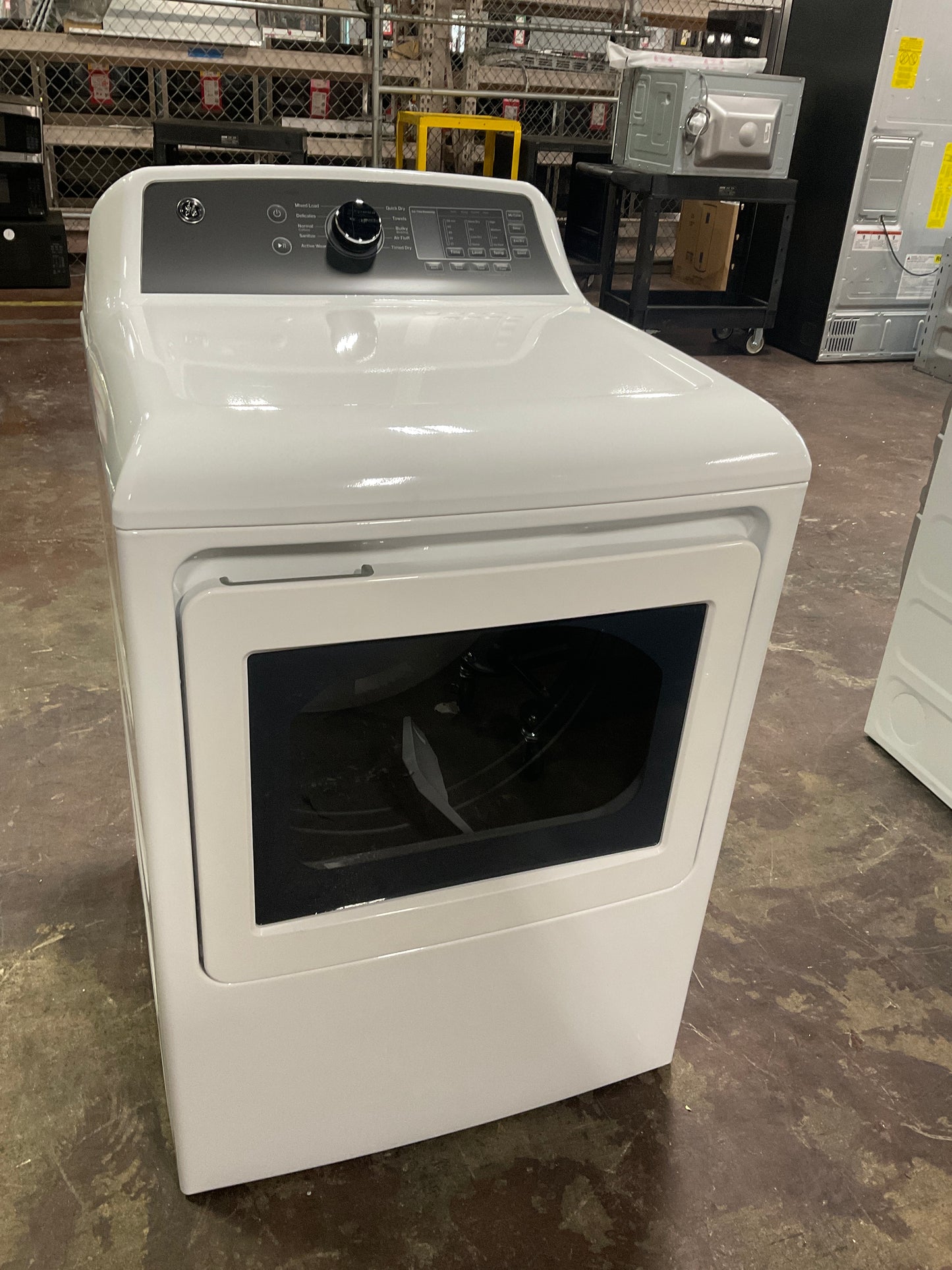 Front view, door closed