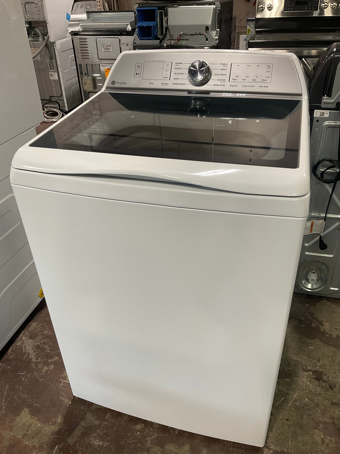 Front view, door closed