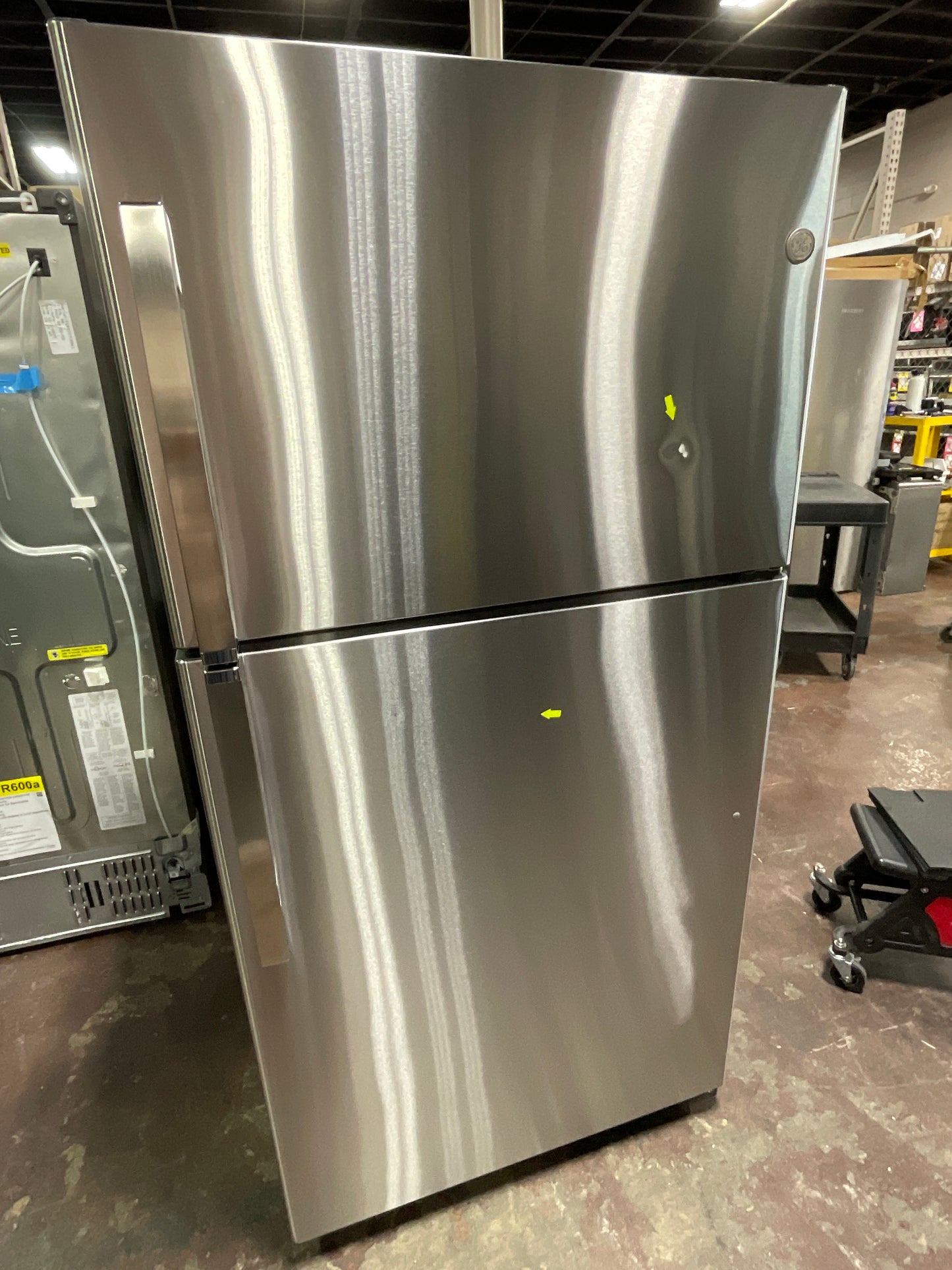 Front view, door closed